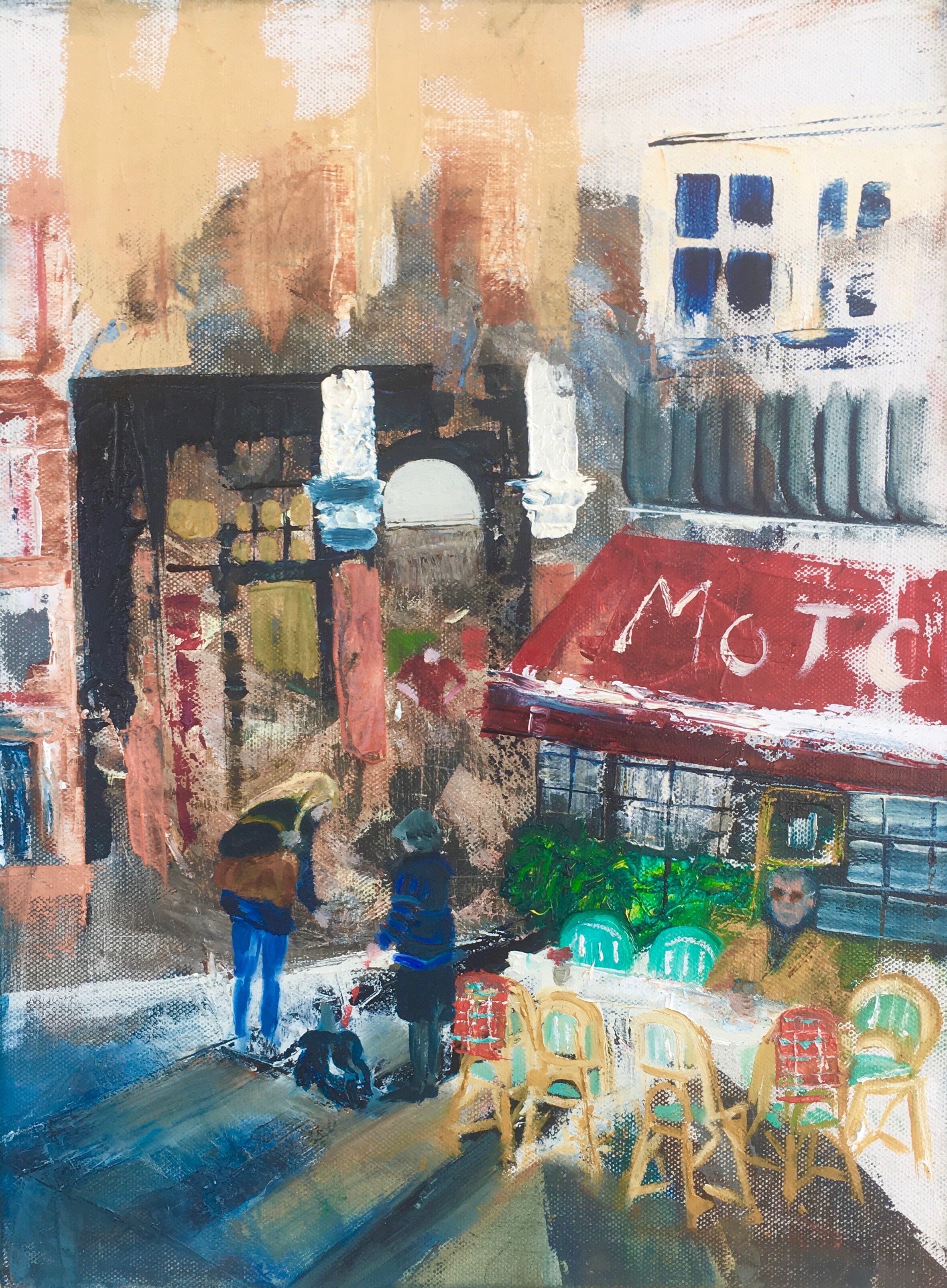 Motcombe Street, Oil on Canvas, 405mmHx 302mmW, £800.jpeg