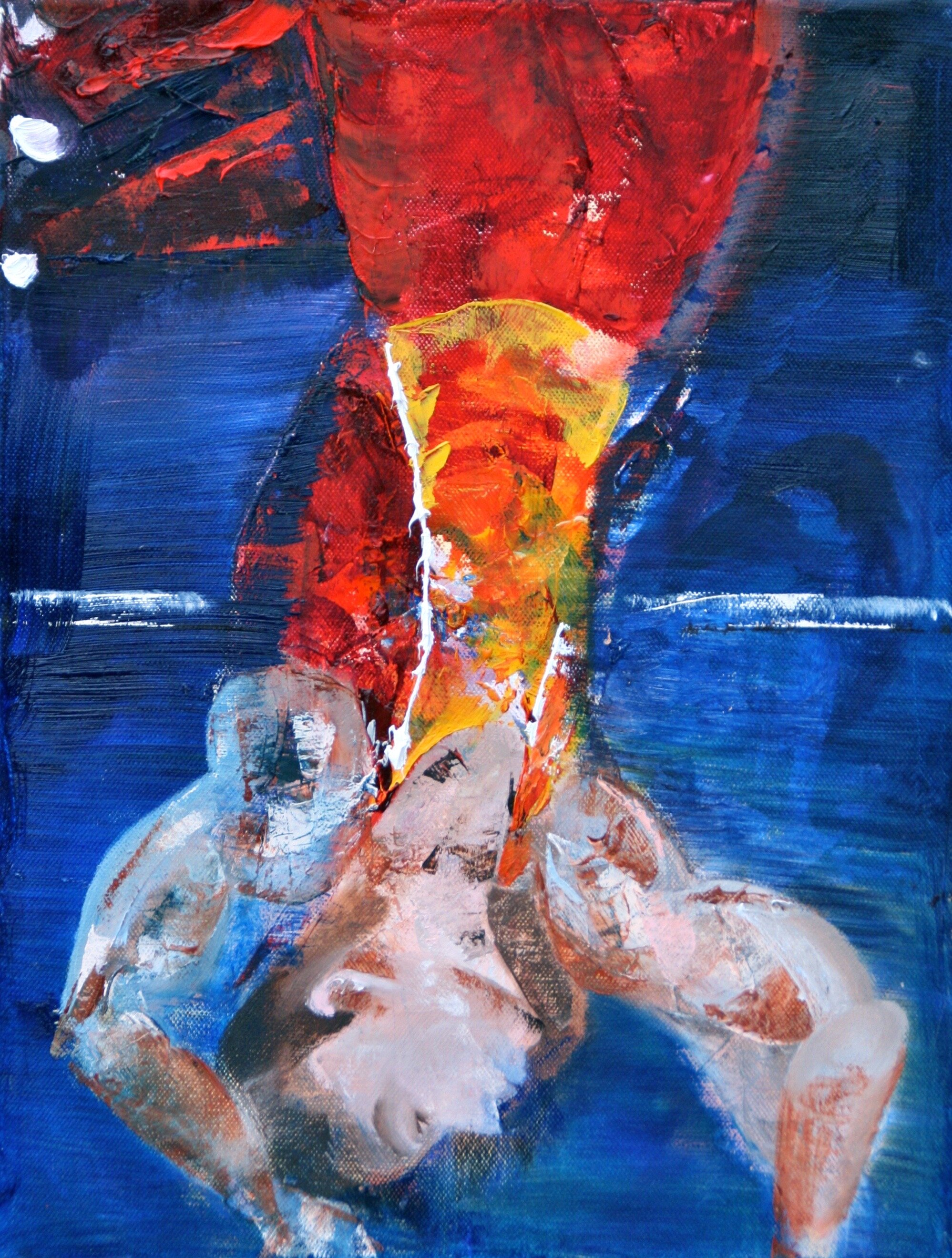 Trapeze oil on canvas, 493mm H x 394mm W £ 995  Framed.jpeg
