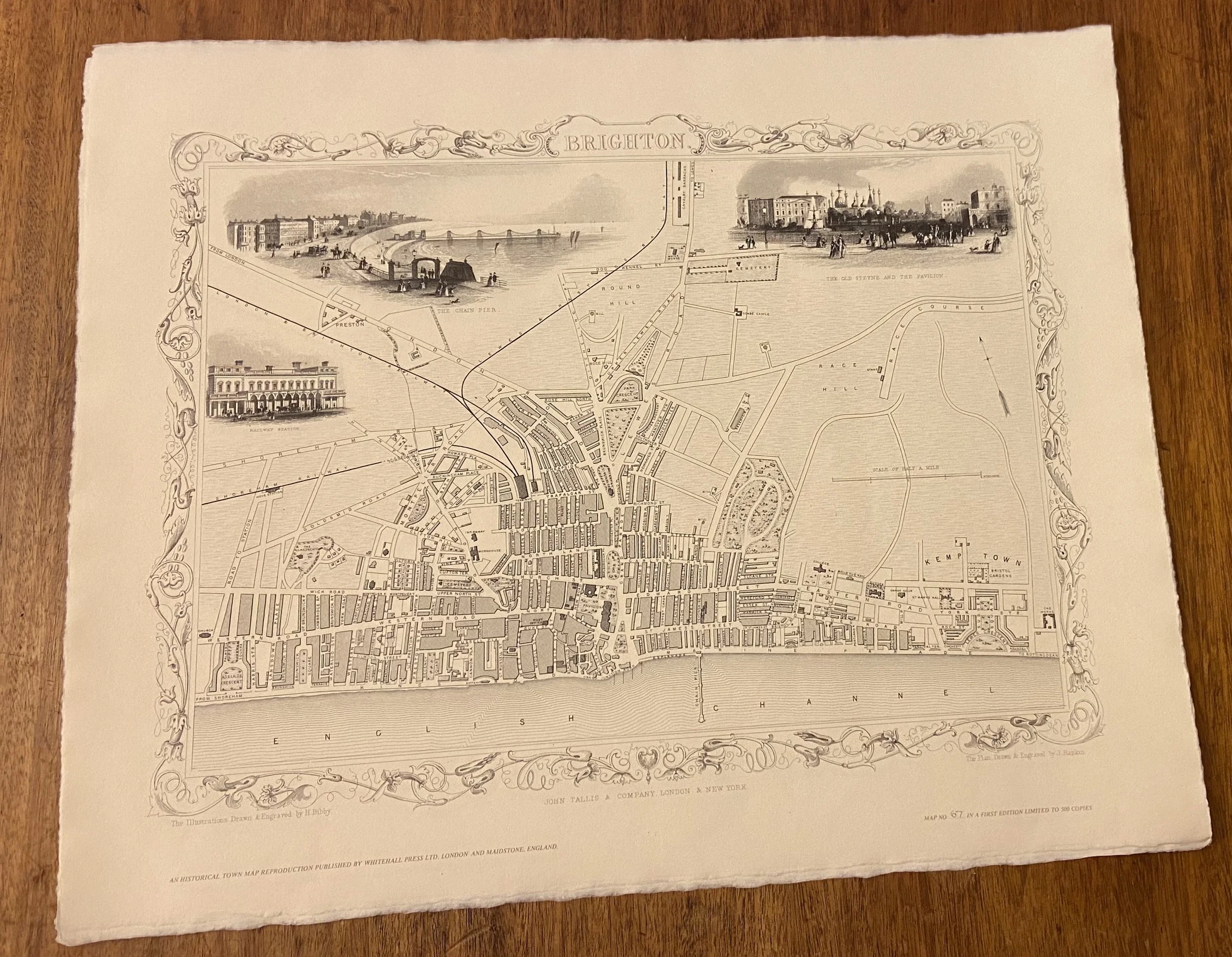 Brighton Town Plan Map