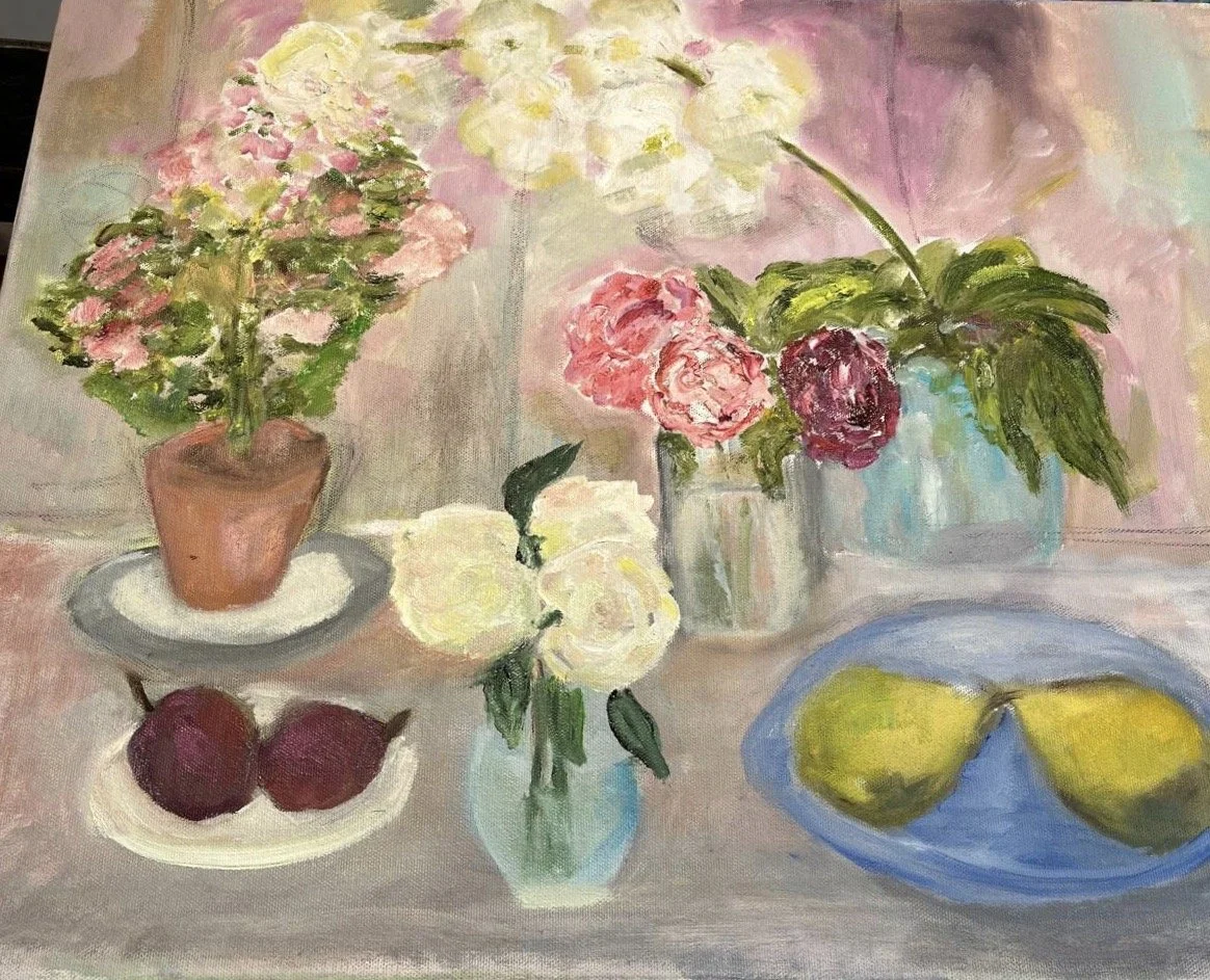 Kate Simon - Still life with flowers