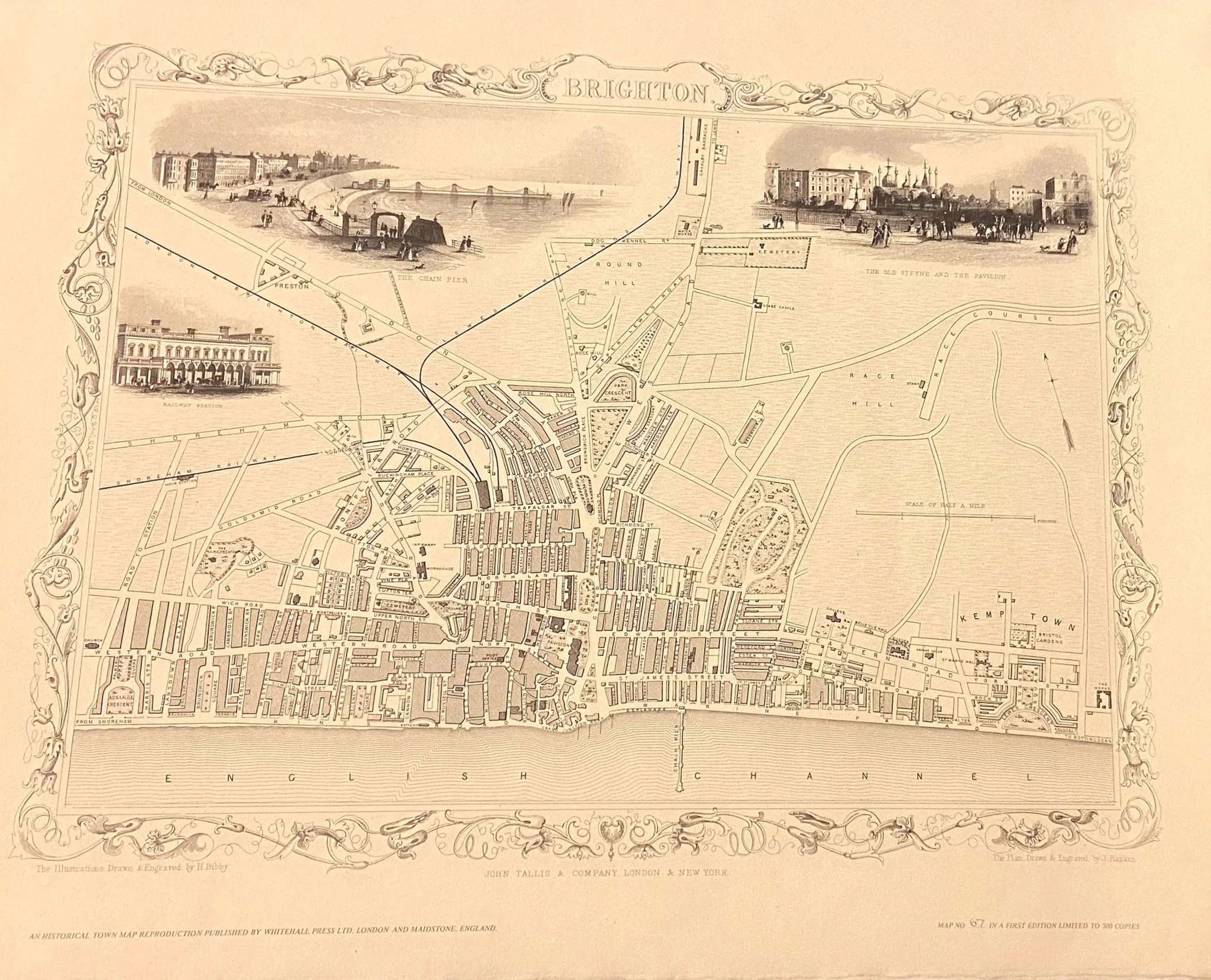 Brighton Town Plan Map
