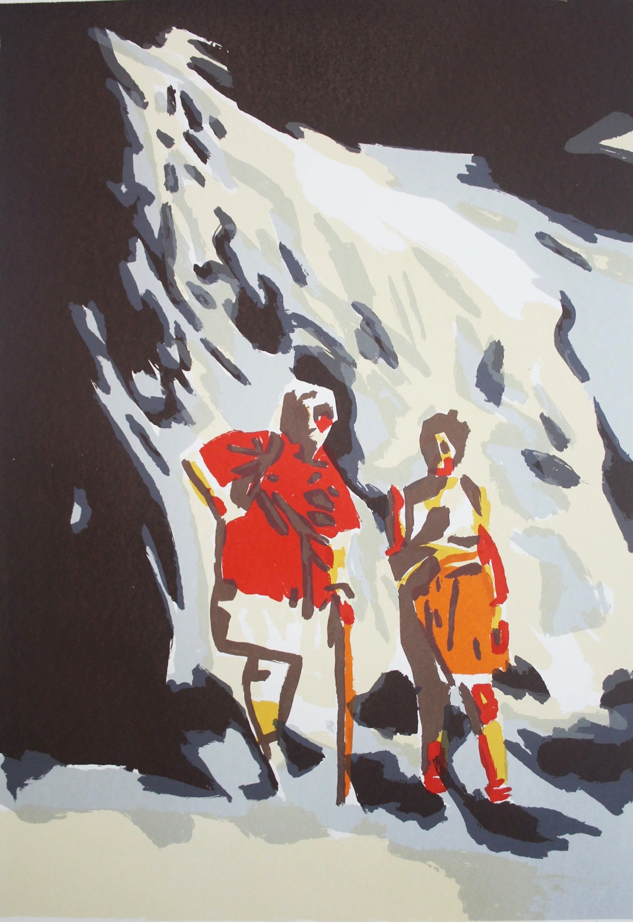 Poppy Fraser - Lizzie & Helga - Unframed