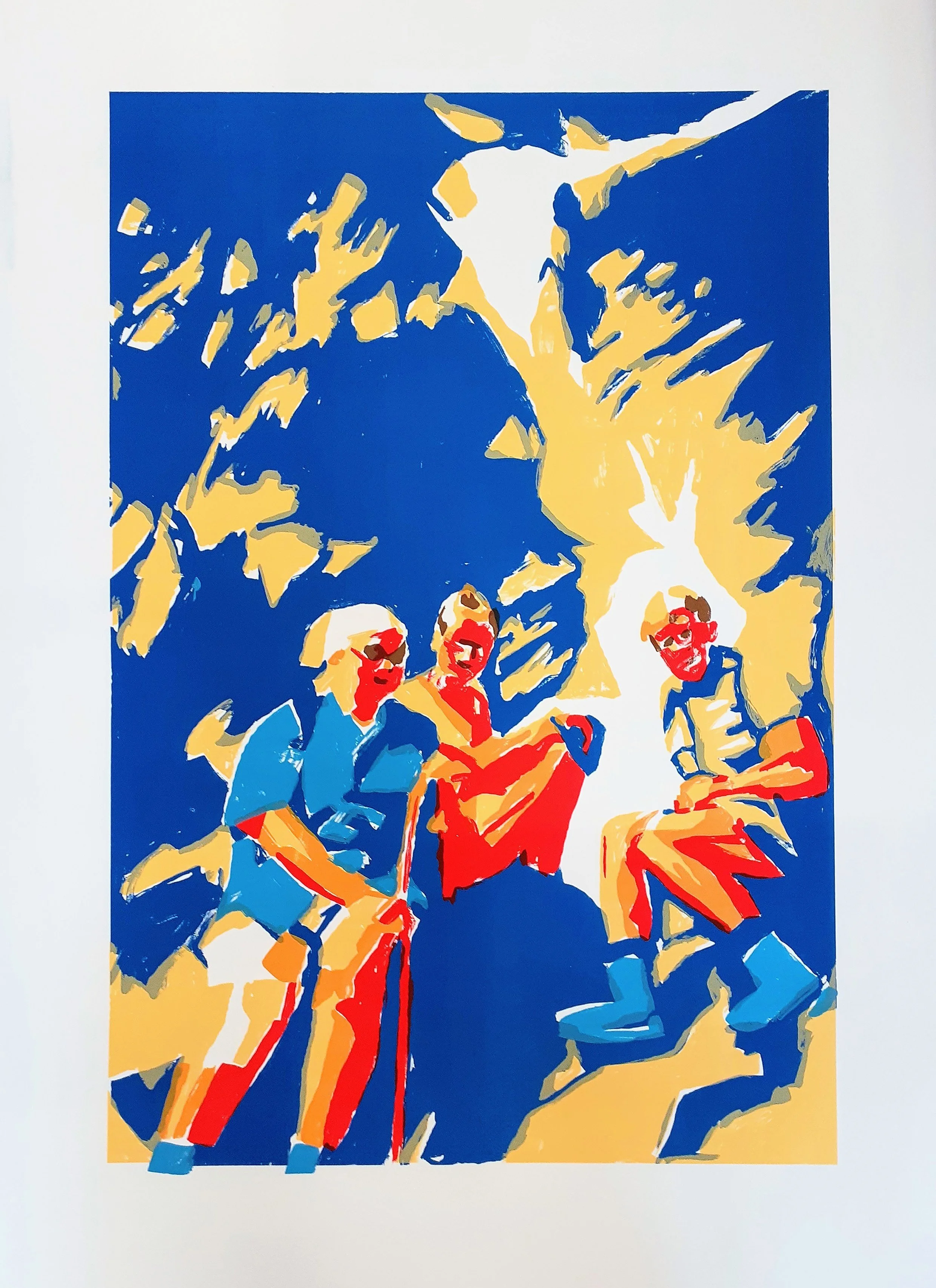 Poppy Fraser - Three Grannies - Unframed