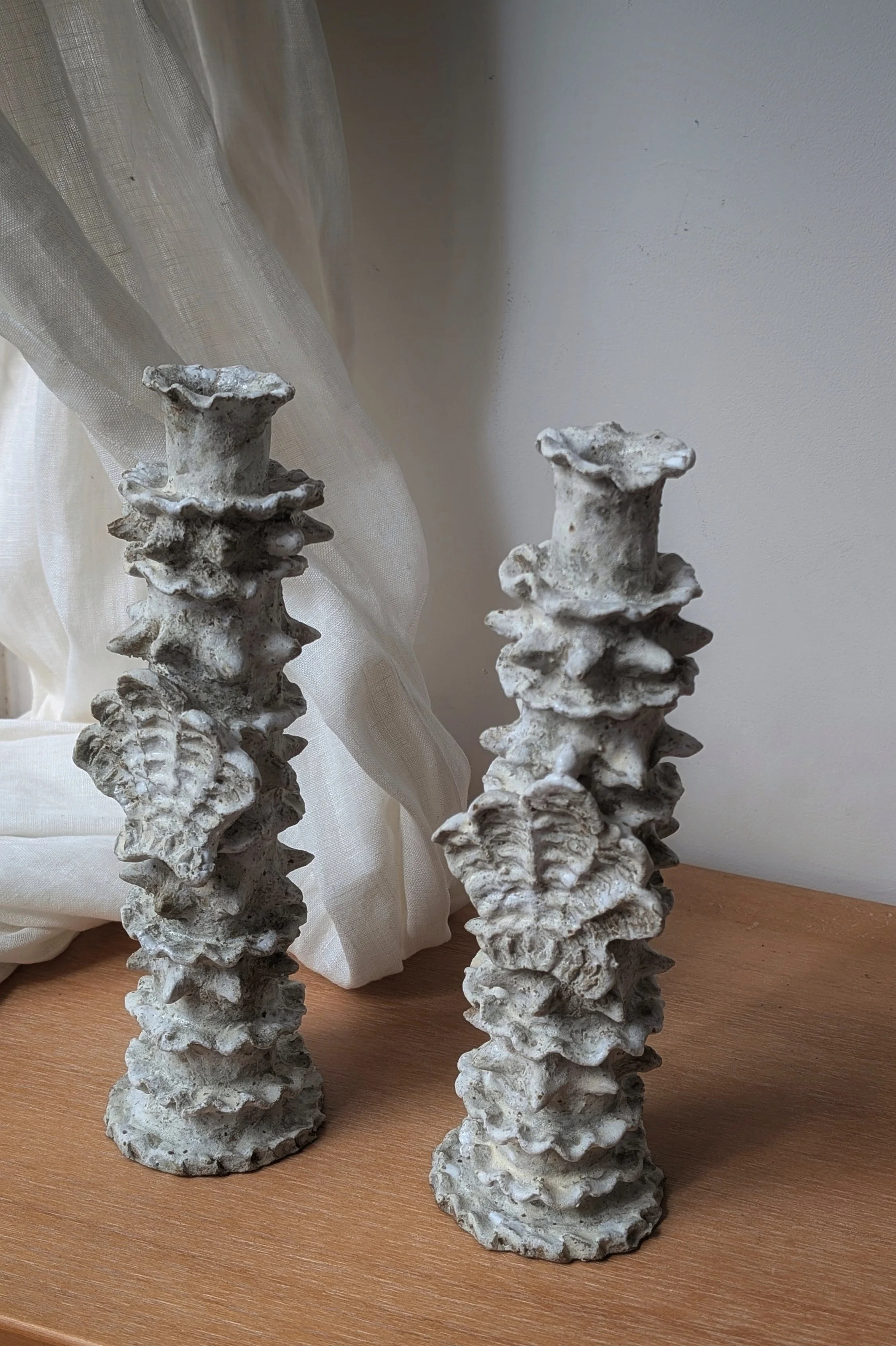 Talia Nidam Warshawsky - Shell Candlesticks