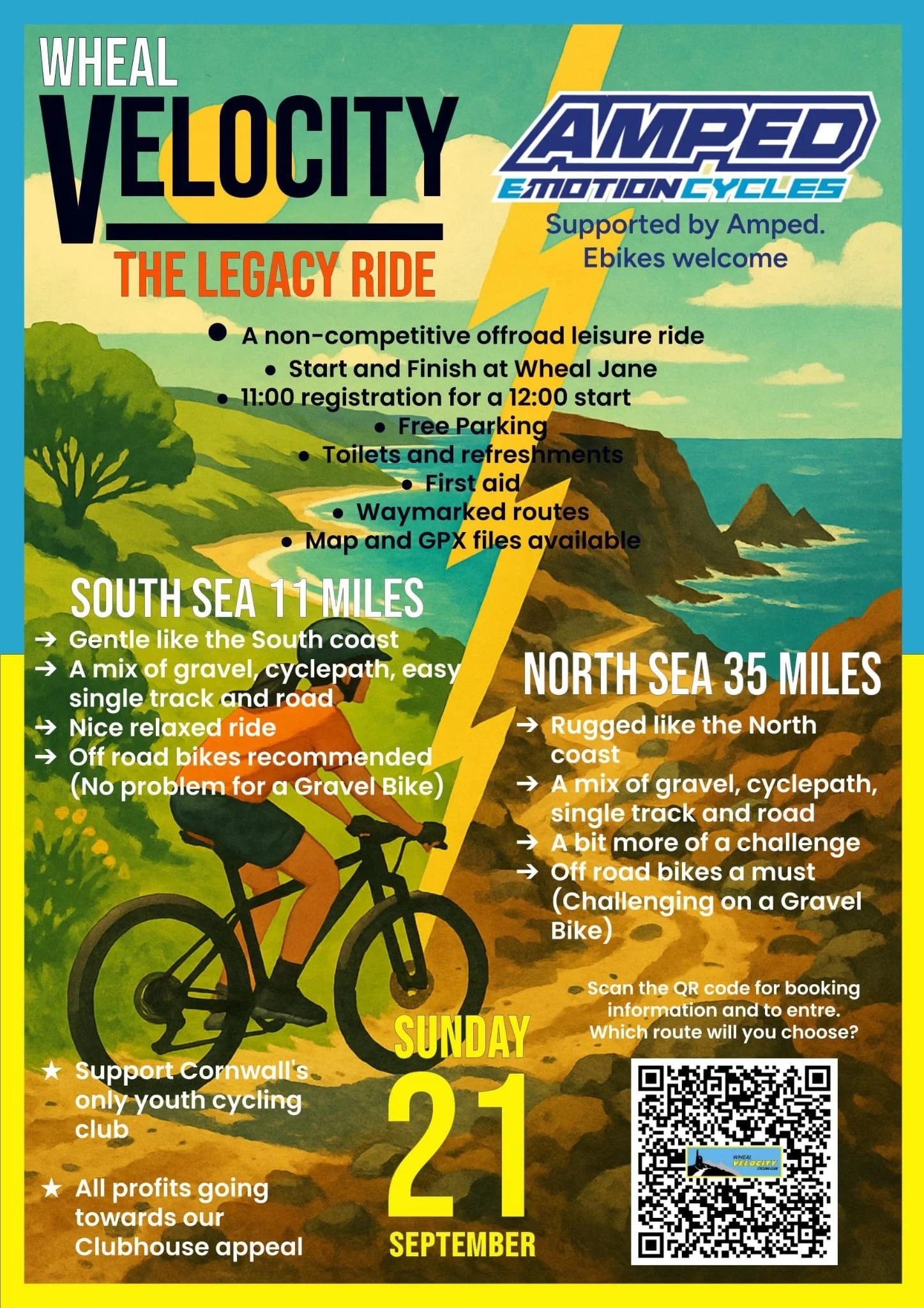 Wheal Velocity Legacy fundraising off road ride