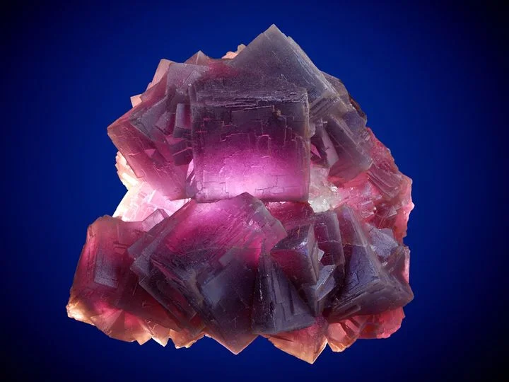 fig. 9: sharpe edged fluorites