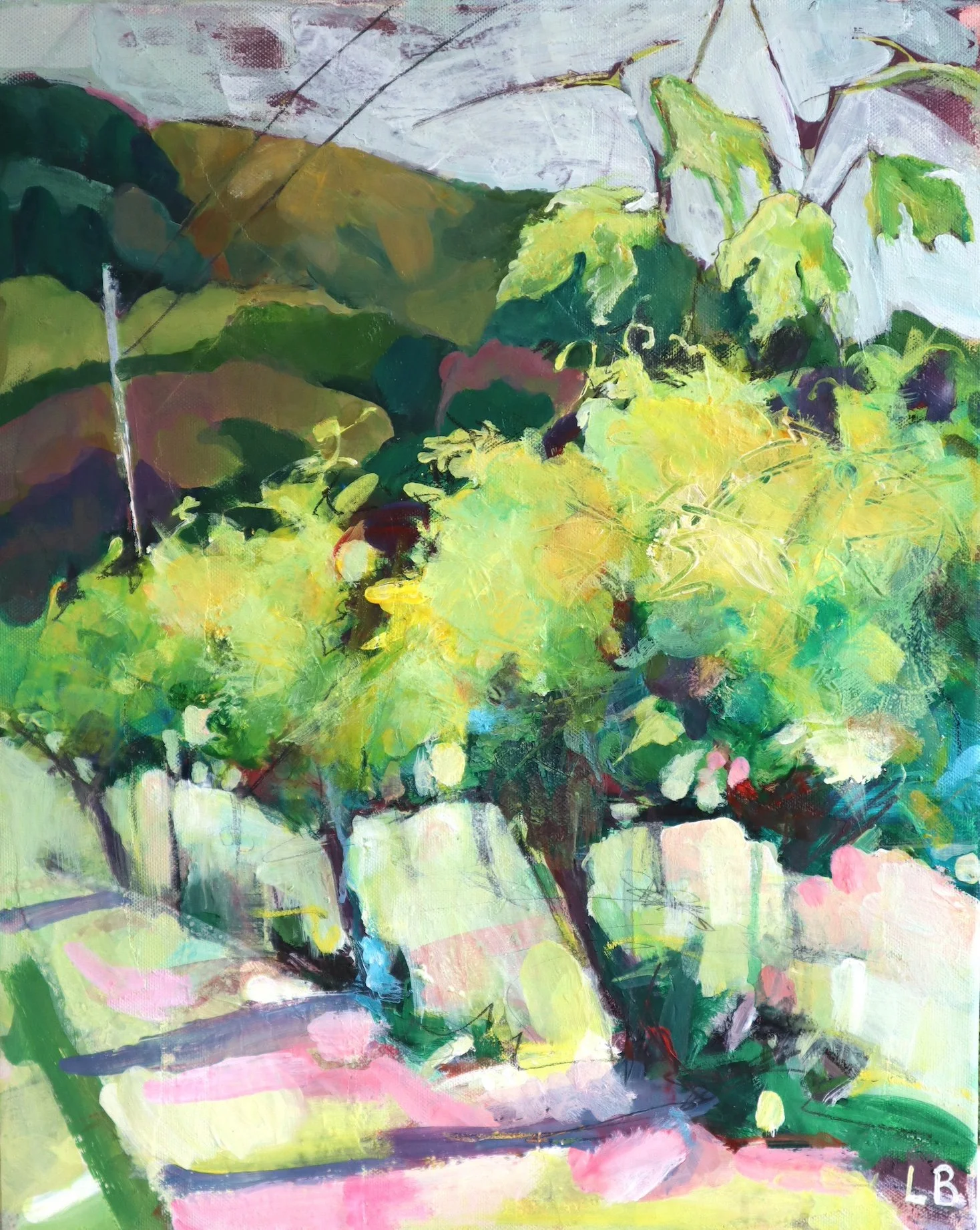 Her golden skirts_acrylic on canvas_ Lucy Bristow_£480.jpg