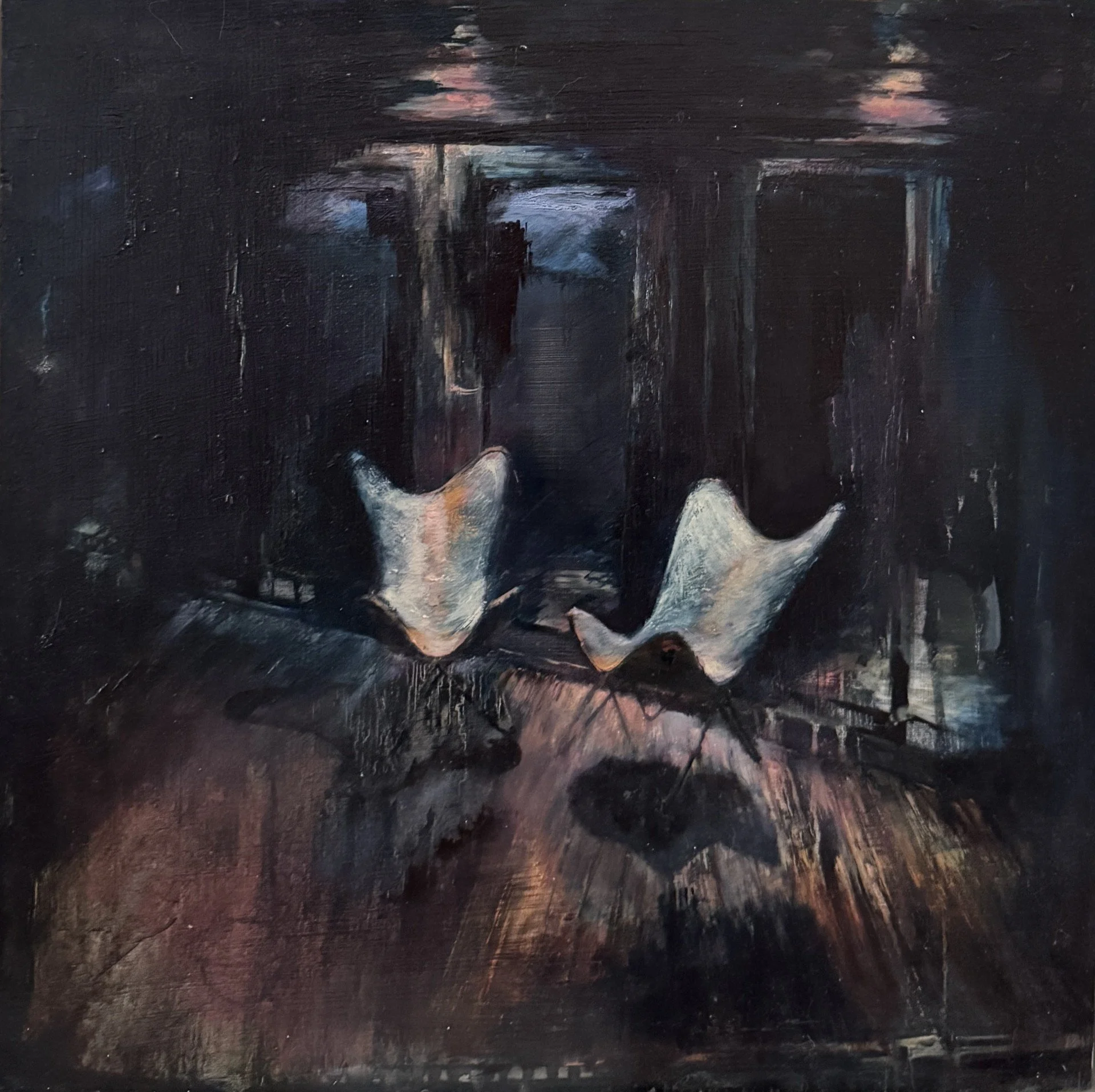 Midnight Butterflies oil on canvas 2. 40cm x 40cm.jpeg