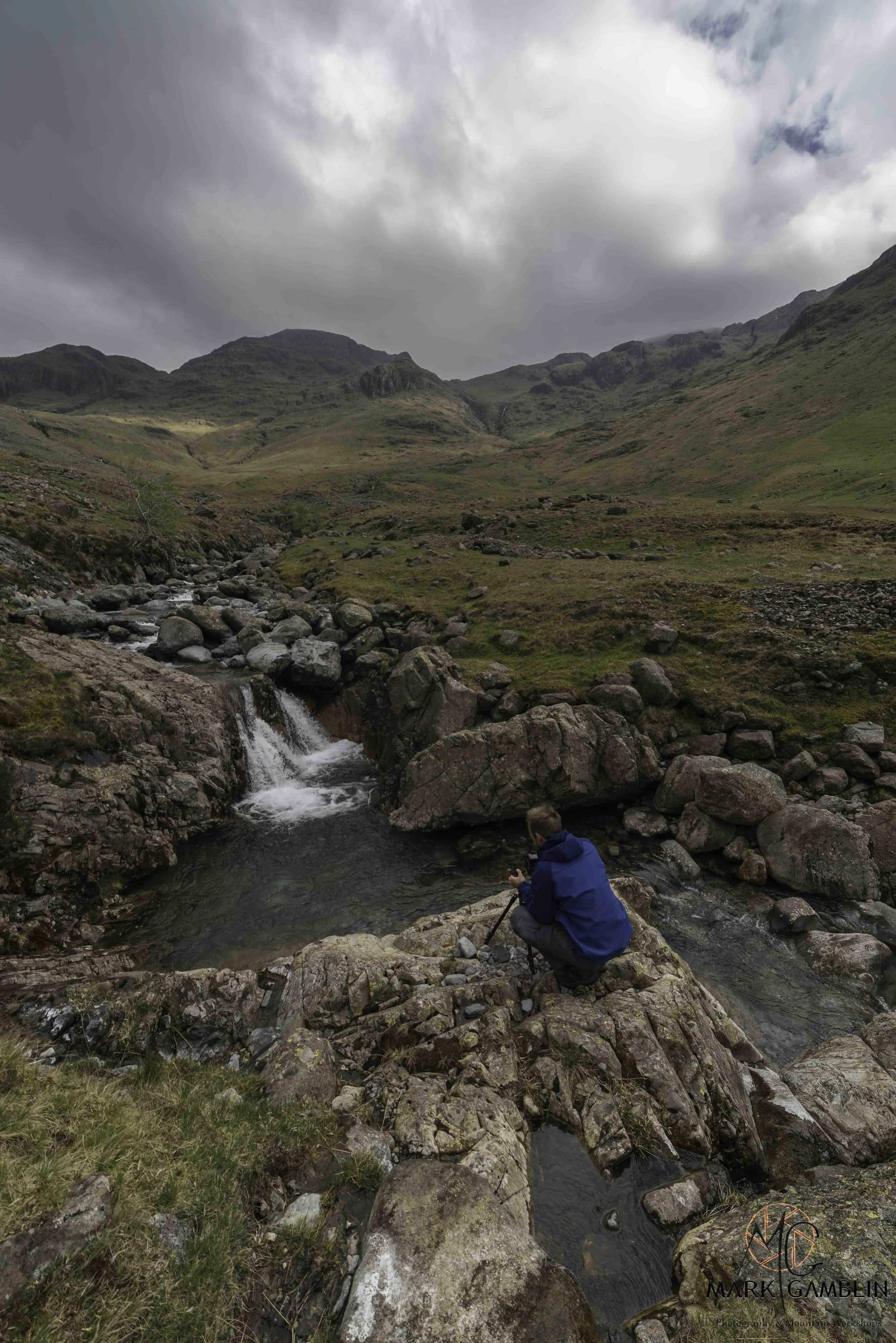 I advised Paul how to stretch the shutter speed slightly to capture some movement in the water.