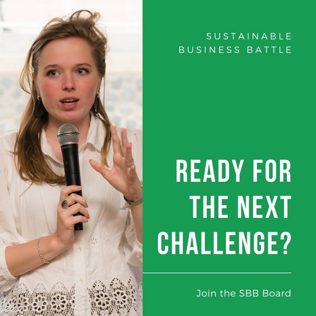 *Apply for the new SBB board 2022*

Are you looking for a new challenge to spice up your study experience? Are you interested in sustainability and business? Do you want to work with an enthusiastic team of like-minded students?
Then this is the oppo