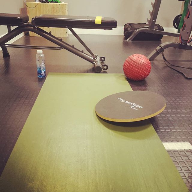 Building some proprioception with clients this morning. This helps regain balance, stability and awareness of the joint. It is very common after sprains for proprioception to be reduced. 
You'll be surprised how hard it can be to control small moveme