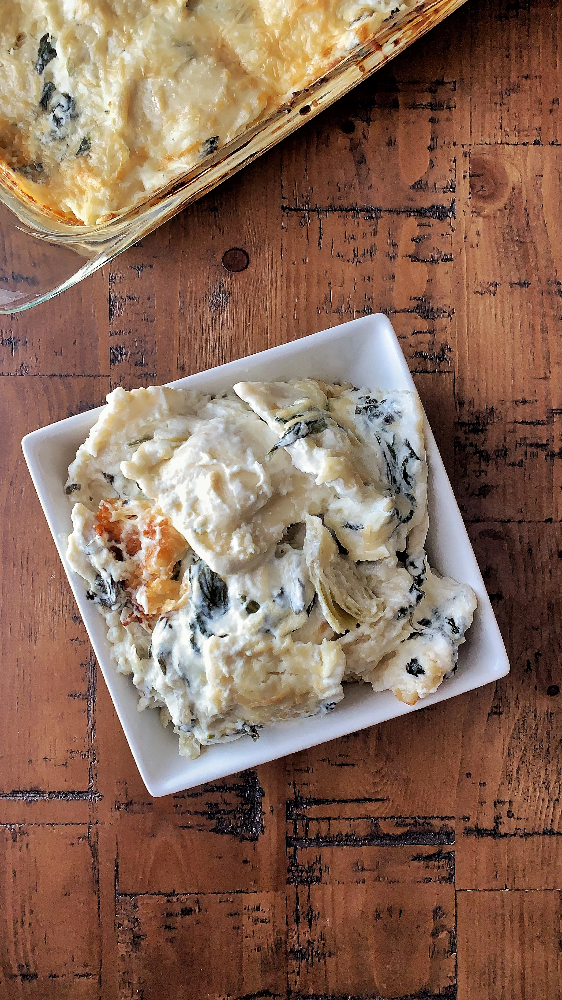Spinach &amp; Artichoke Ravioli Bake 