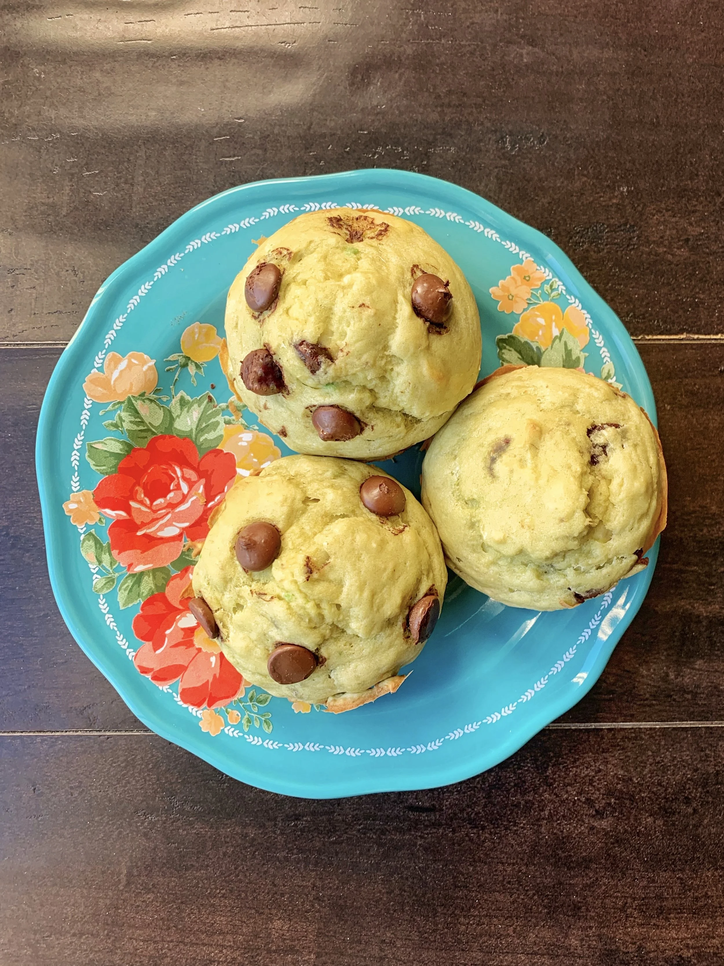 Avocado Banana Muffins 