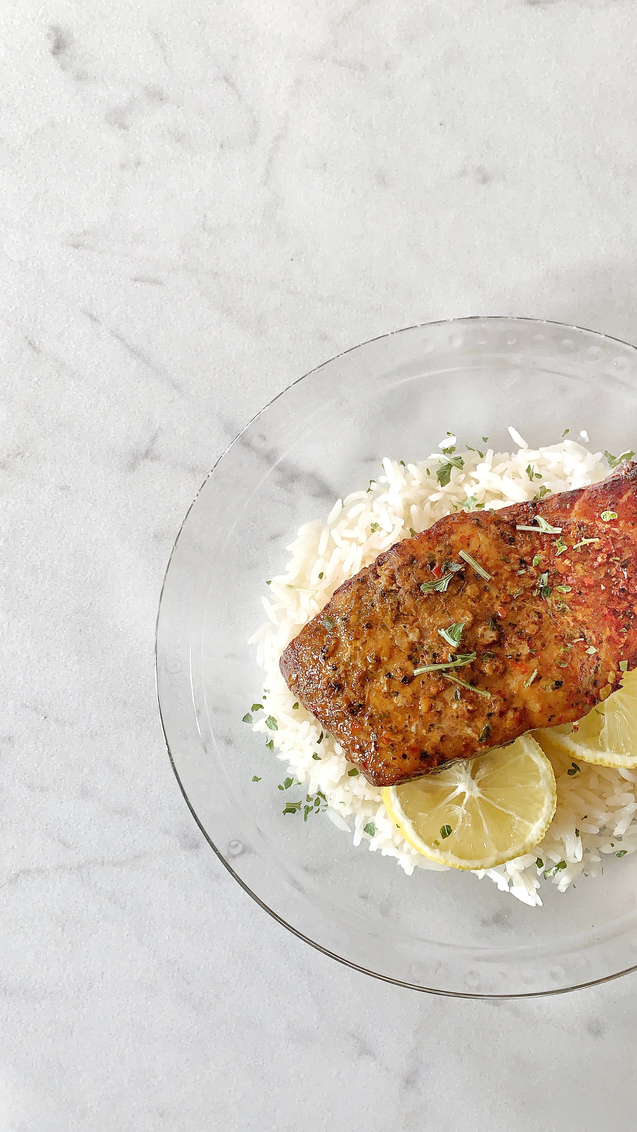 Air-Fried Lemon Pepper Salmon 