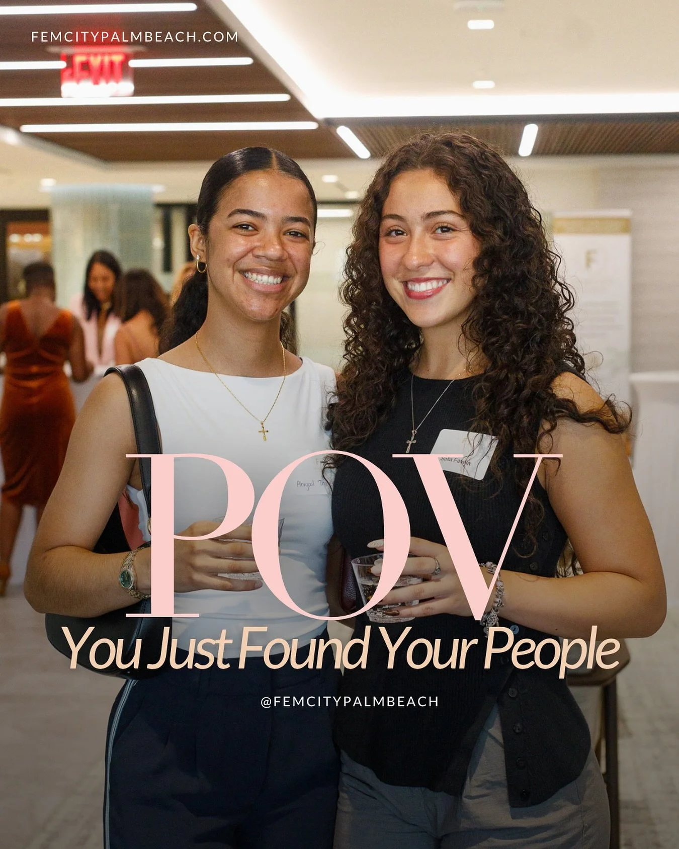 Repost from @femcitypalmbeach
&bull;
Instant comfort. Real connections. Genuine happiness. Find it at FemCity Palm Beach by coming to our next events October 30th &amp; November 7th! 

Visit femcitypalmbeach.com for more information. 

#WestPalmBeach