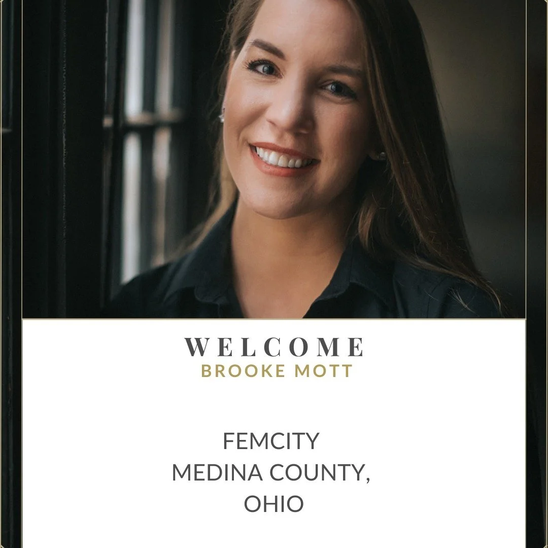 ✨ Please join us in giving the warmest FemCity welcome to Brooke Mott, our new FemCity Medina County President! ✨

Brooke is the Founder of Brooklyn Media, a creative powerhouse dedicated to helping brands grow with intention, clarity, and heart. Her