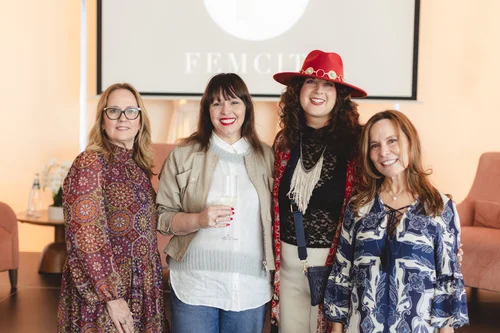 Women entrepreneurs at a FemCity gathering