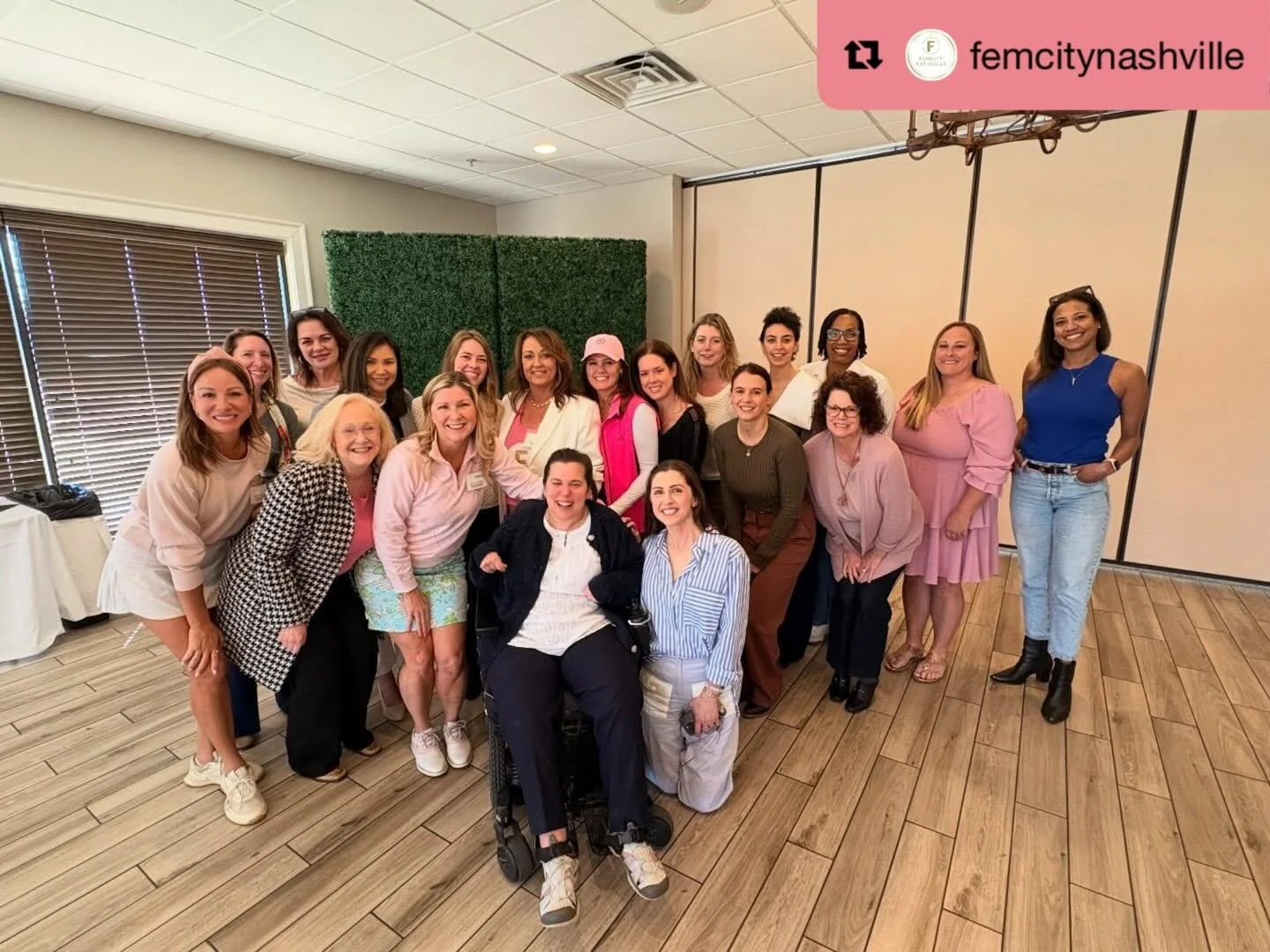 Repost from @femcitynashville
&bull;
What an incredible day we had at Temple Hills Country Club! Thank you for your wonderful hospitality and sponsorship&mdash;everything was absolutely perfect.

A special thank you to our speaker and sponsor, Tamara