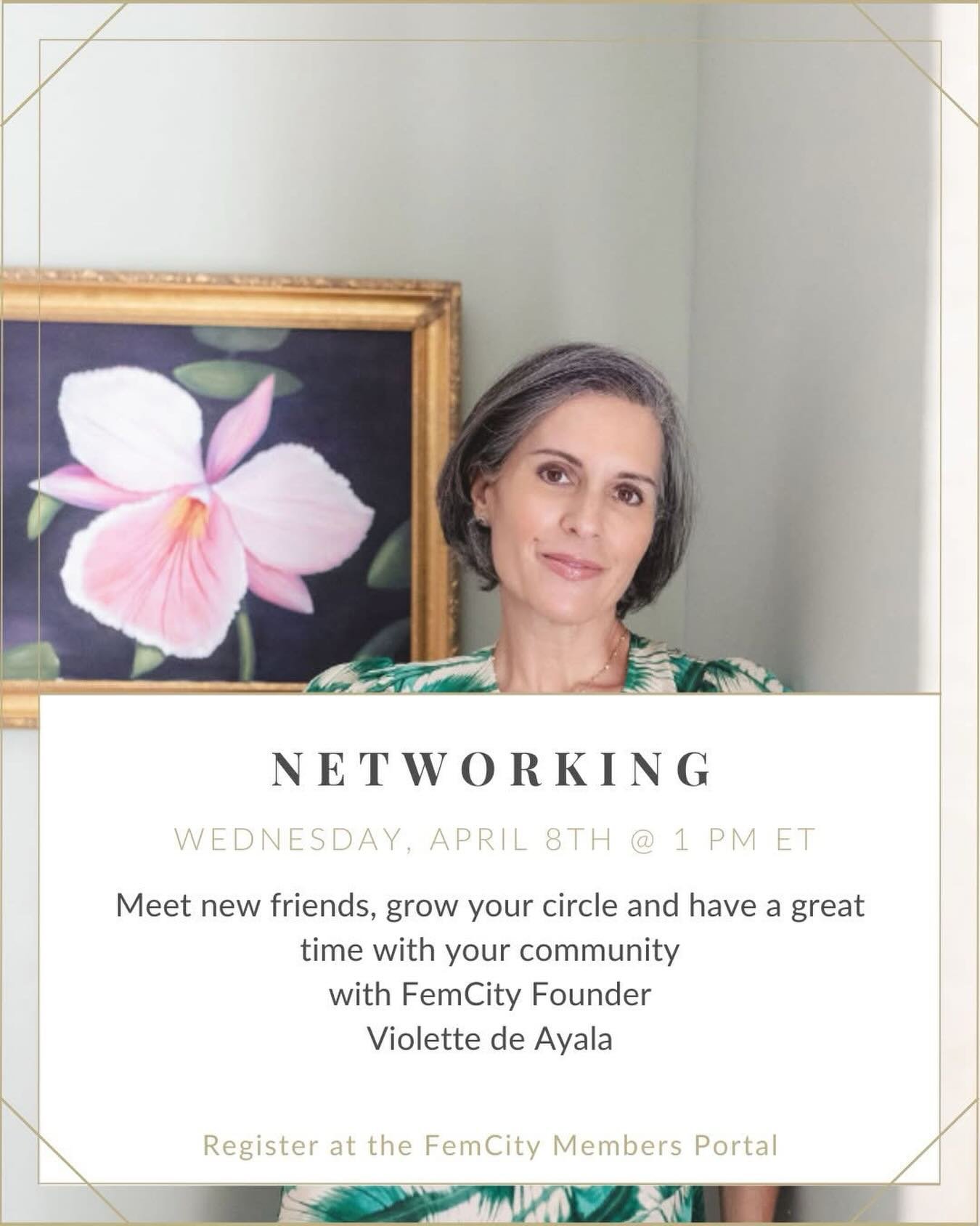 The FemCity Connection Lounge is today at 1 PM ET &mdash; and a seat at this table has your name on it. 🌸
We&rsquo;ll share wins, pour gratitude into each other, and get real about what we need help with. It&rsquo;s 30 minutes that will fill your cu