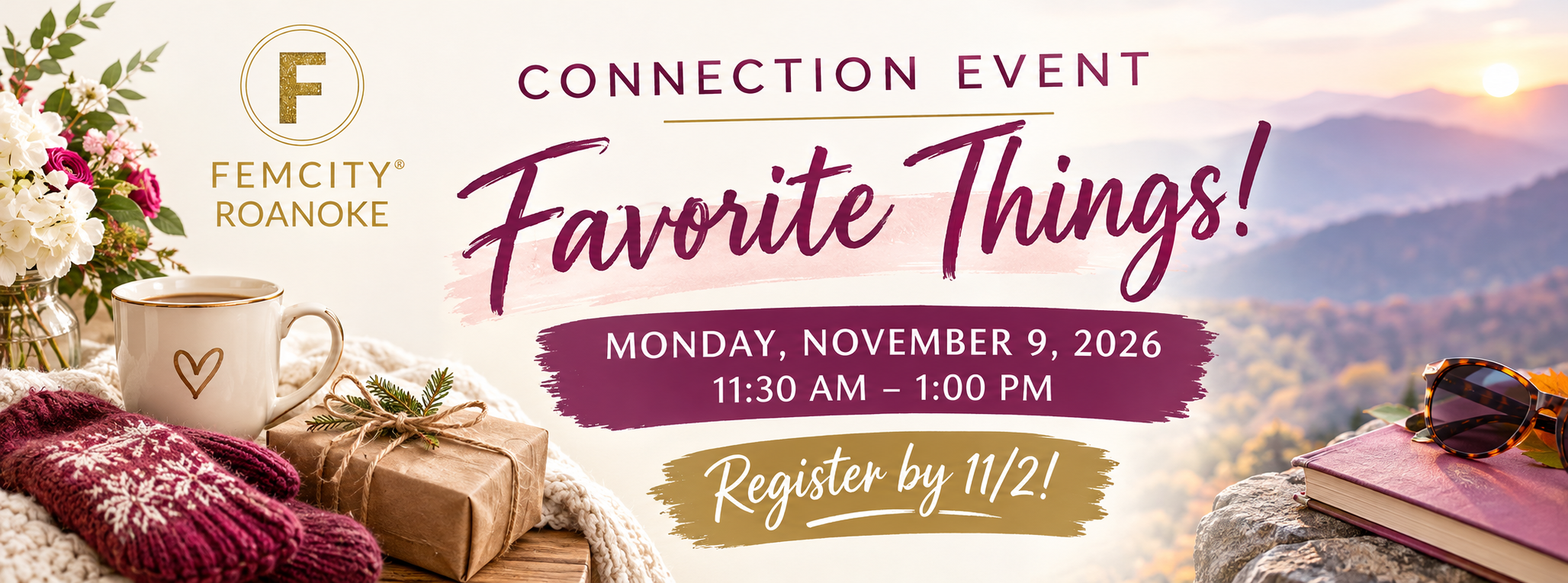 Roanoke // November Connection Event with Lunch