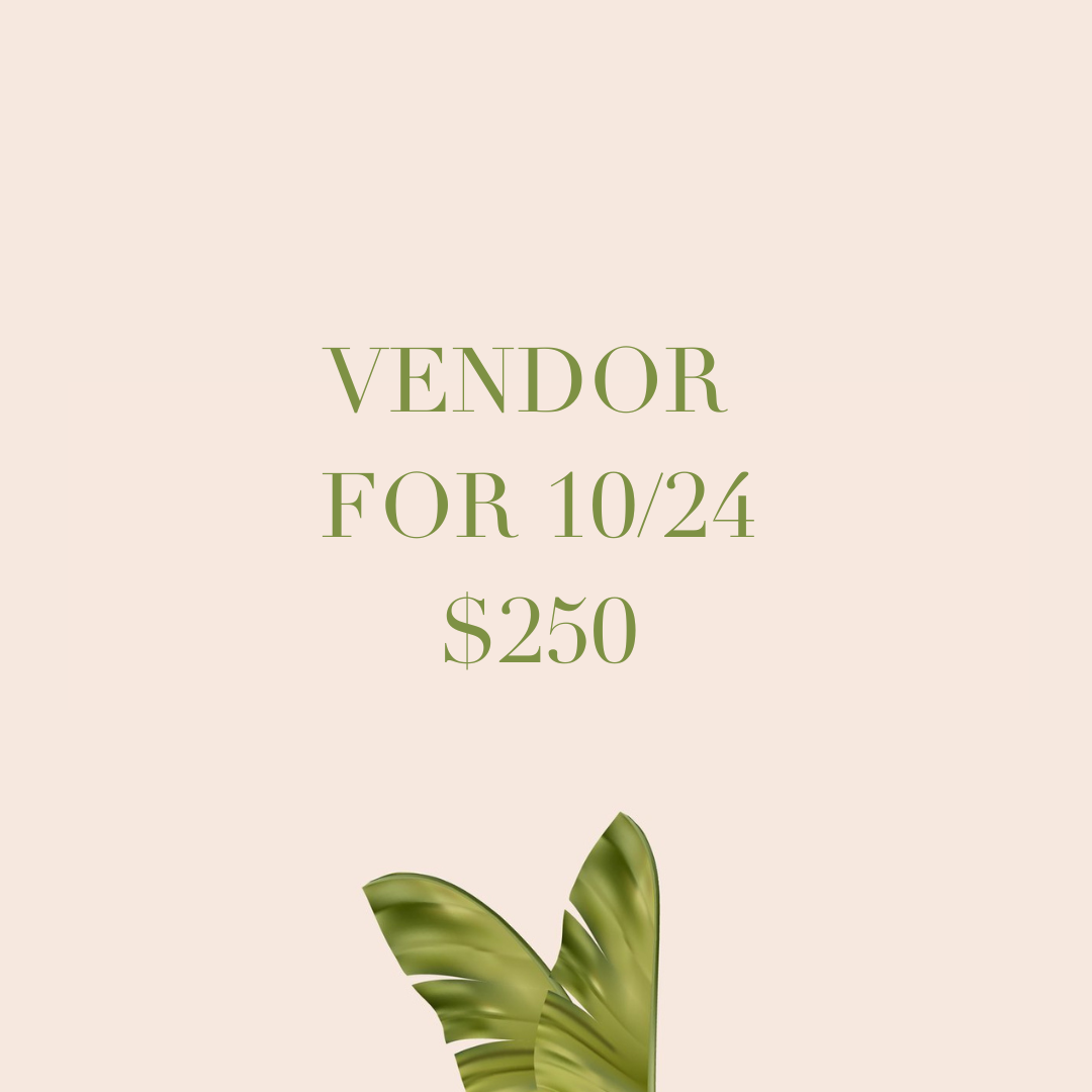 Vendor Sponsorship – $250