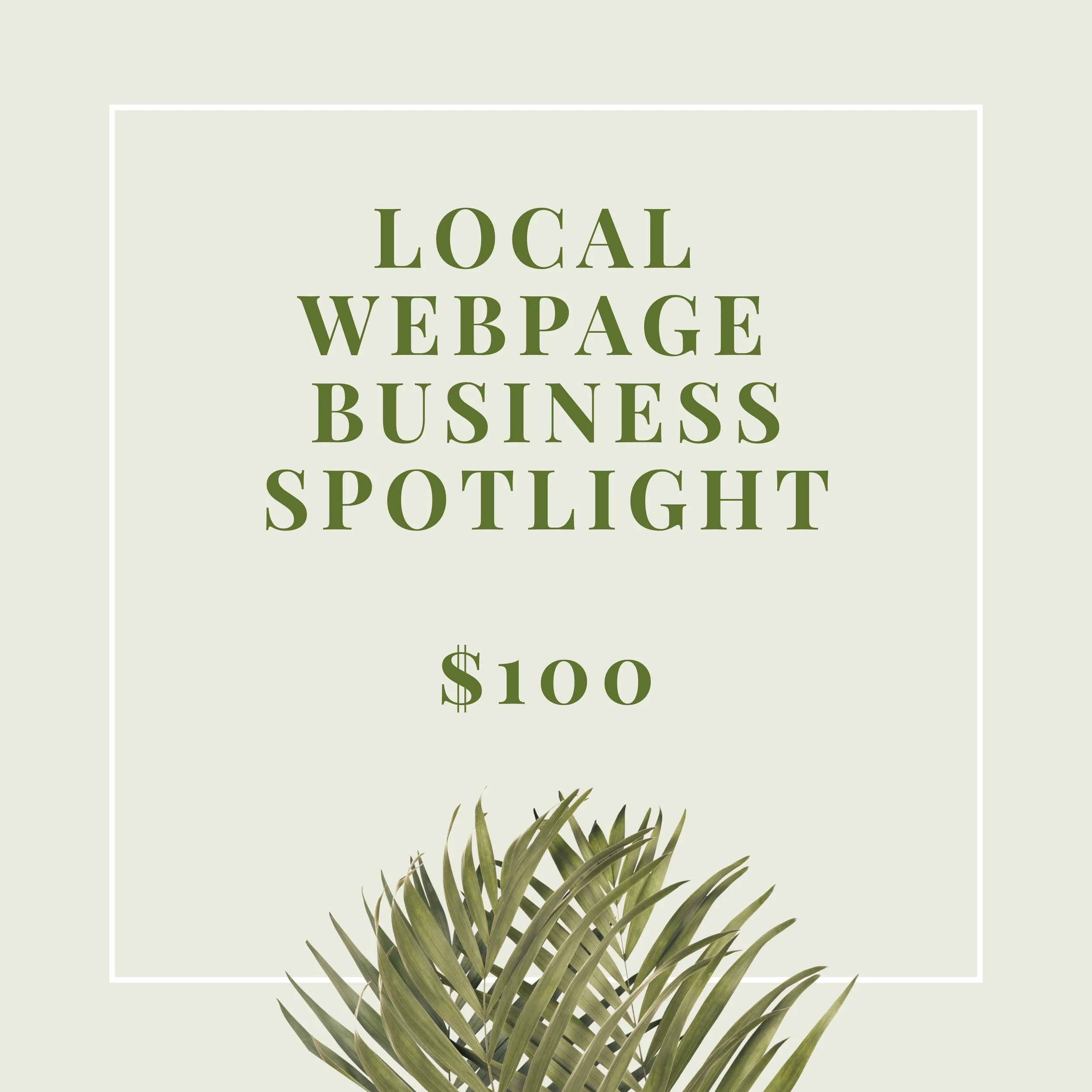 12-Month Business Spotlight Feature on Your Local FemCity Webpage - $100