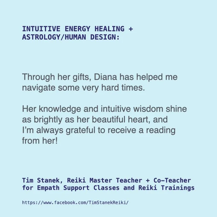 Tim Stanek review for Diana Sullivan