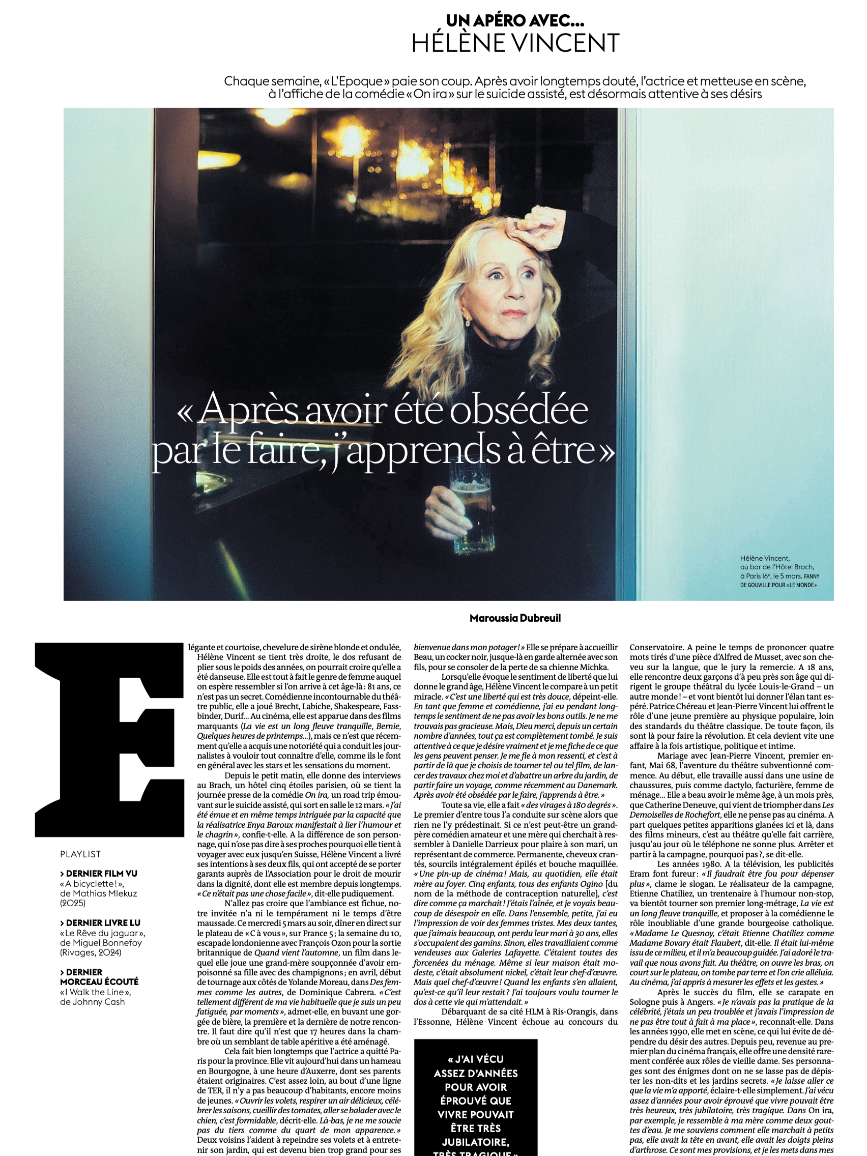 Hélène Vincent - LE MONDE