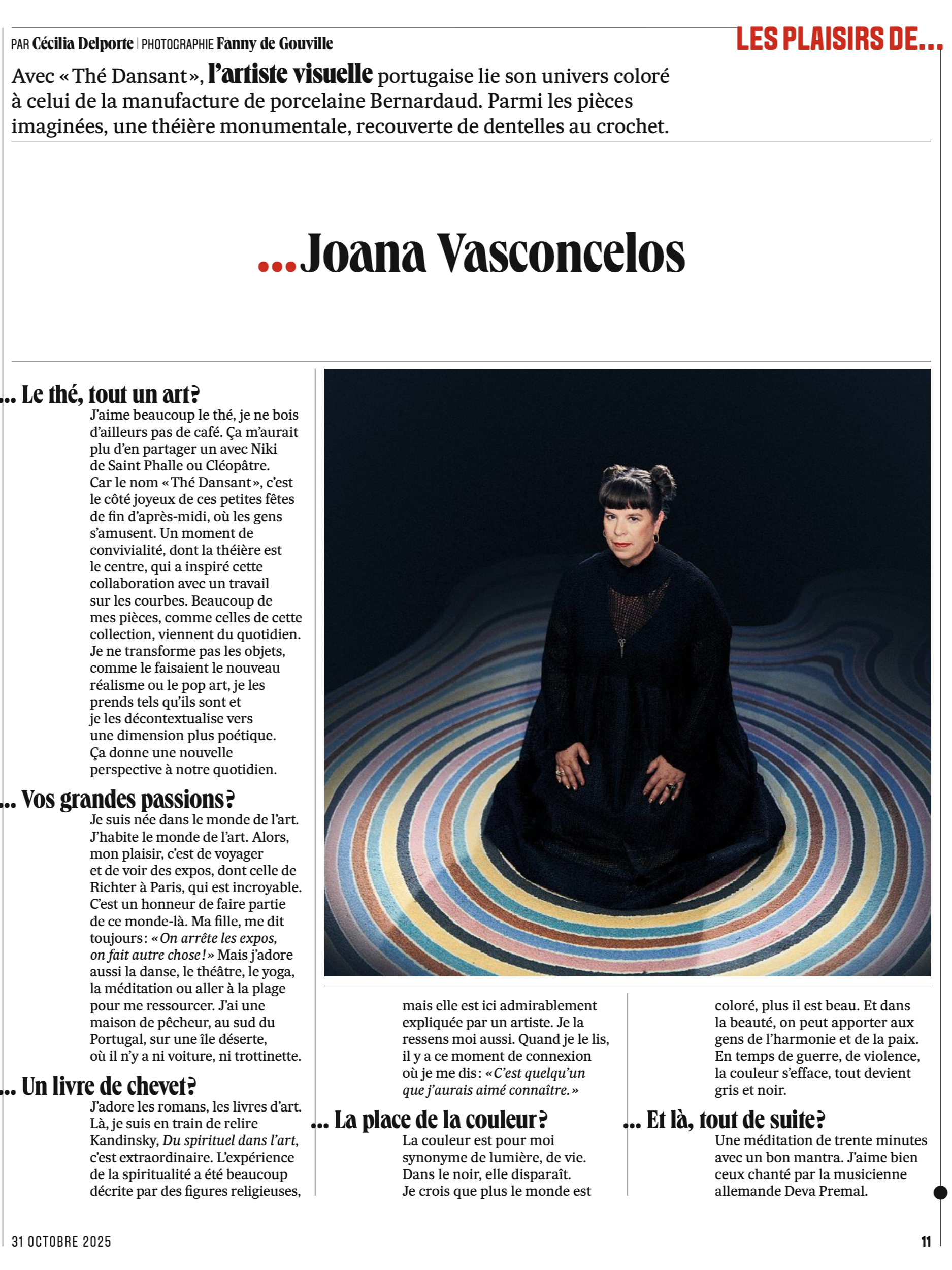 Joana Vasconcelos - LES ECHOS WE