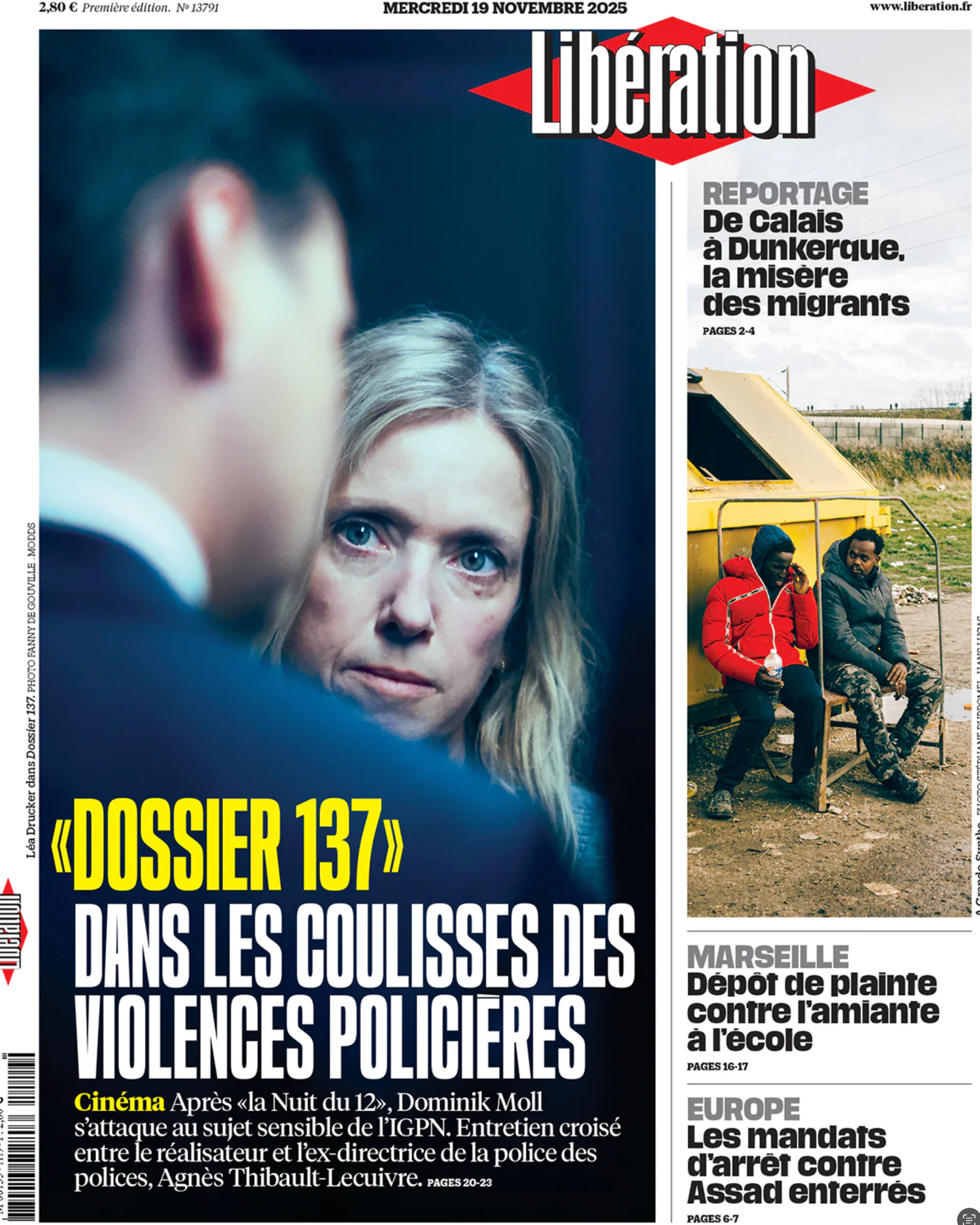 Photos de tournage DOSSIER 137