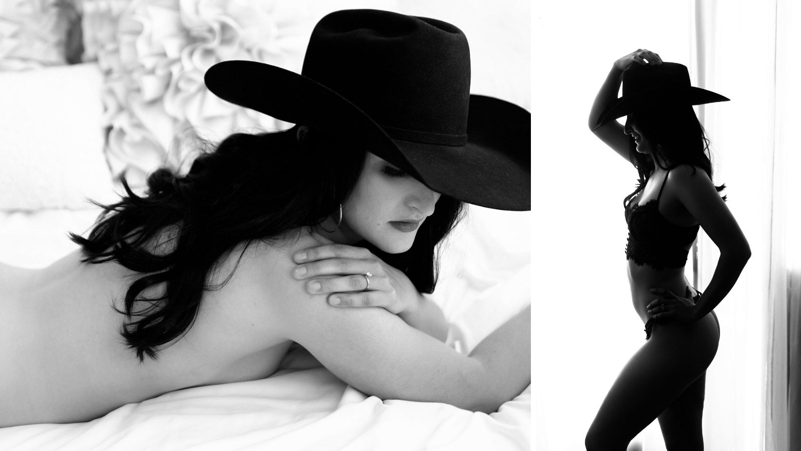 cowgirl hat and boots lavish boudoir maryland studio