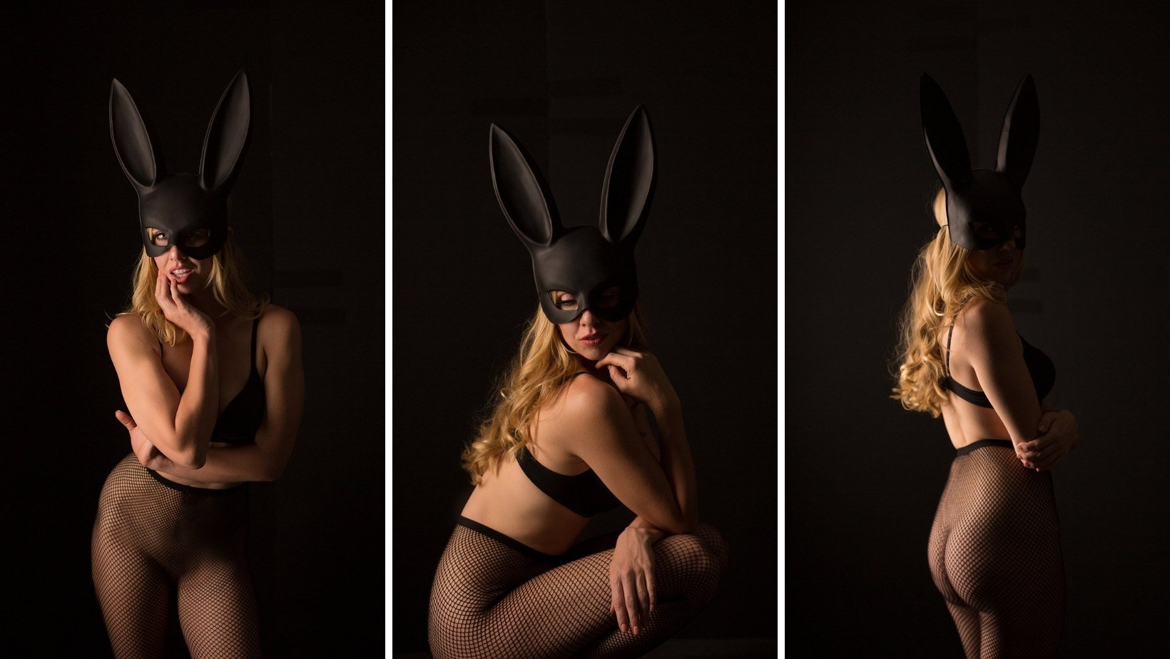 bunny ears fishnets lavish boudoir maryland studio