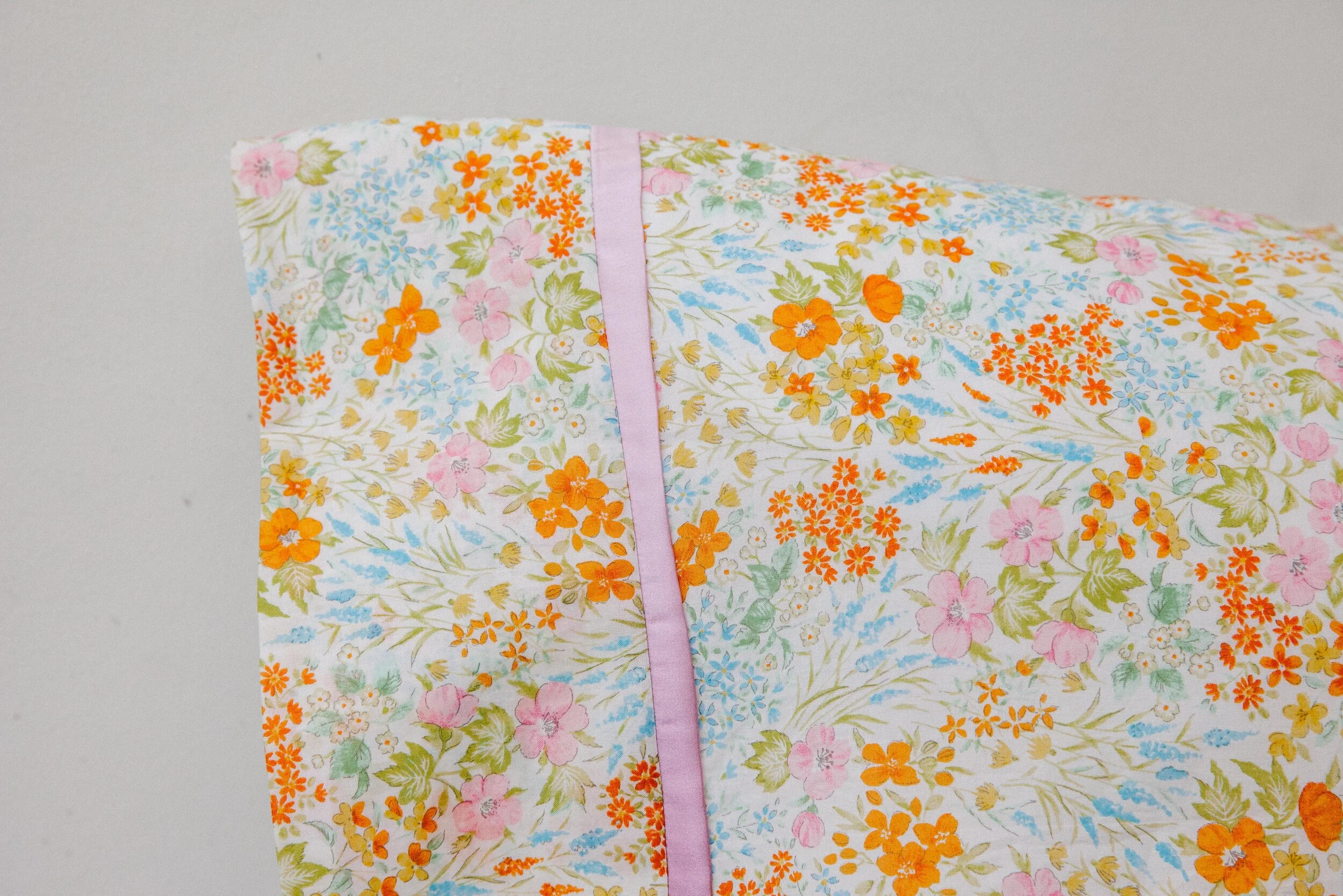 Standard Pillowcase with French Seams and Trim