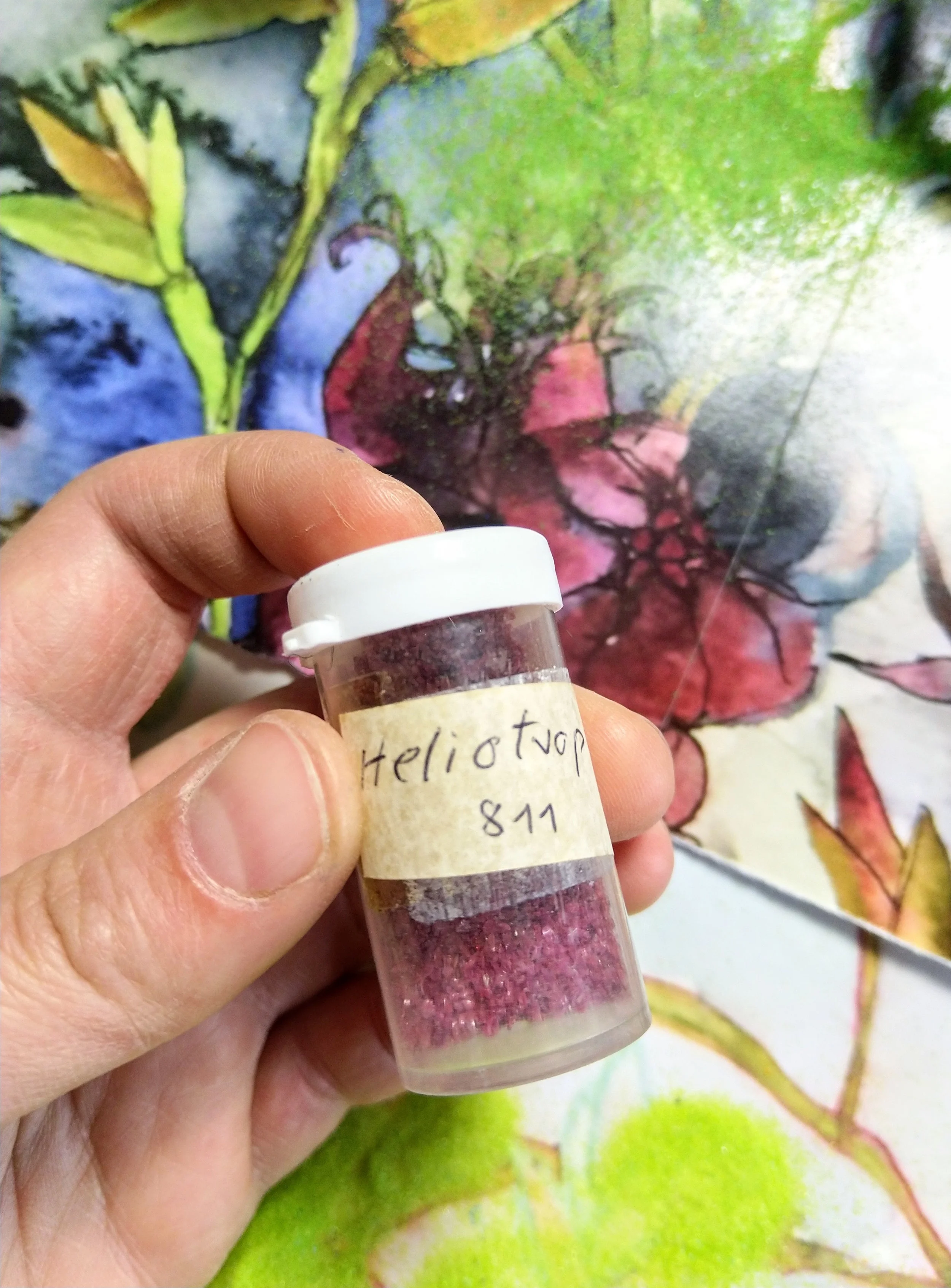 Enamels can be bought in glass chunks of different sizes to grind down yourself with a mortar and pestle, or conveniently pulverized for immediate use.