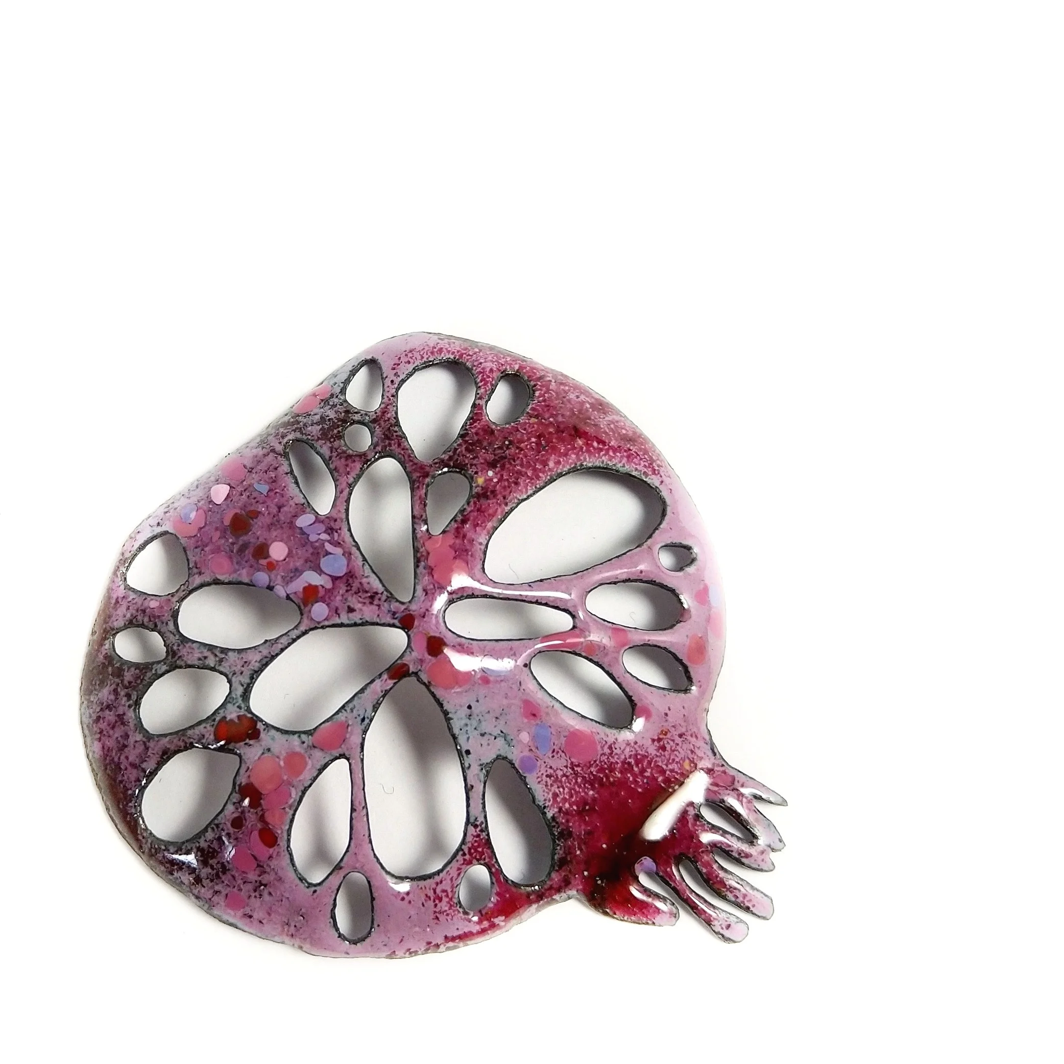 The newest enamelled fragment from the studio.