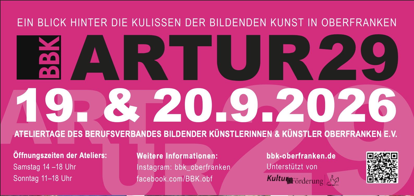 ARTUR | Ateliertage des Berufsverbandes Bildender Künstlerinnen und Künstler Oberfranken