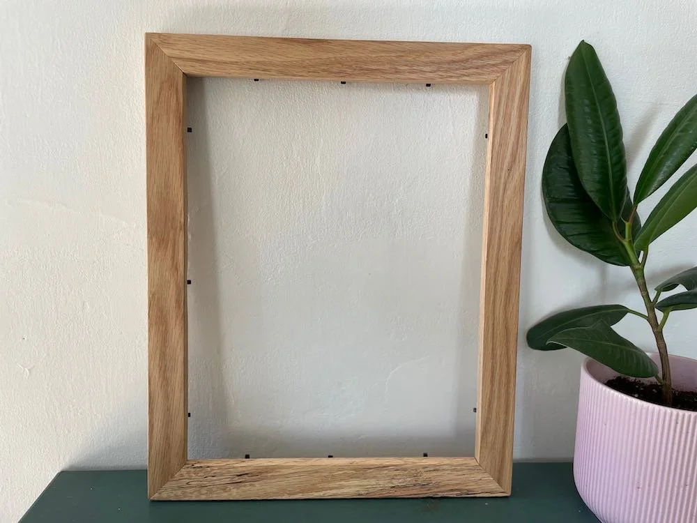 Antique Rug Framed Fragment — Weft & Wool