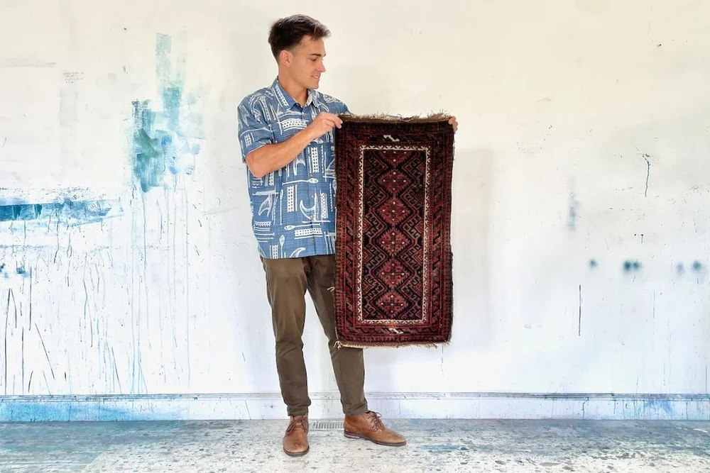 Antique Baluch Rug, 2x3 — Weft & Wool