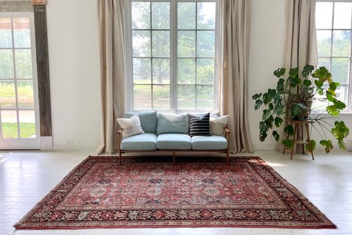 Red Tribal 13'0 X 2'9 Ft Indo Gabbeh Runners Rug