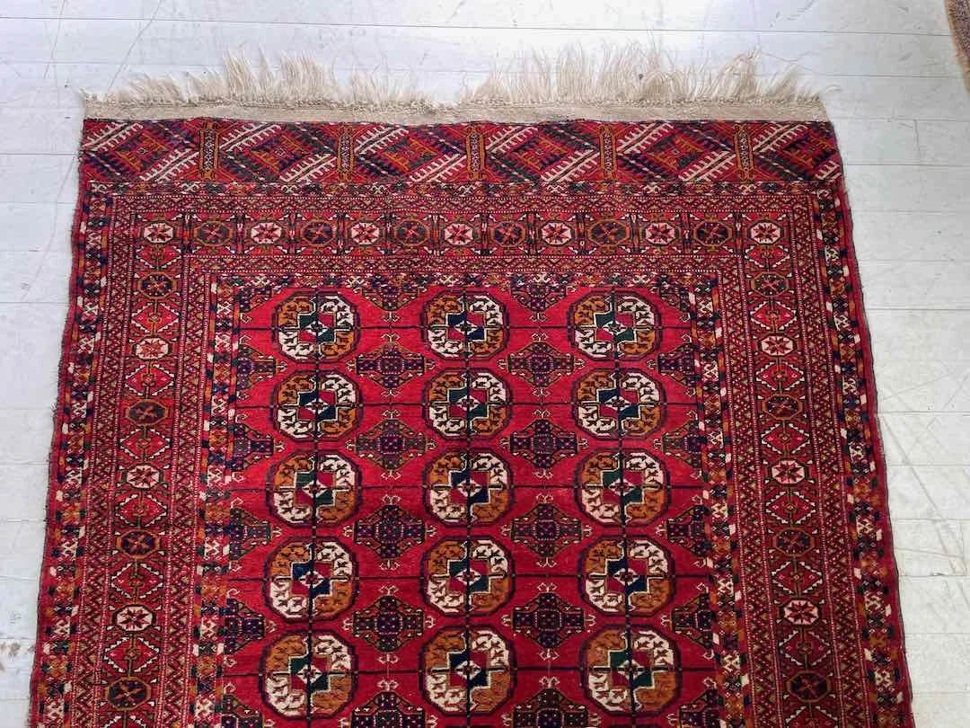 Vintage Bokhara Oriental Rug, 3x5 — Weft & Wool