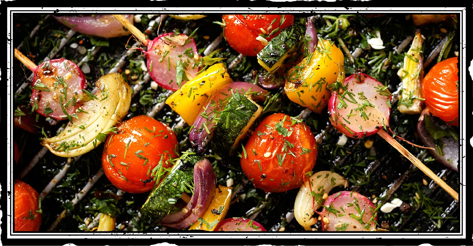 Hunter's Smoked Vegetable Skewers