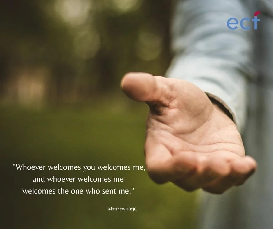 whoever welcomes me welcomes the one who sent me...