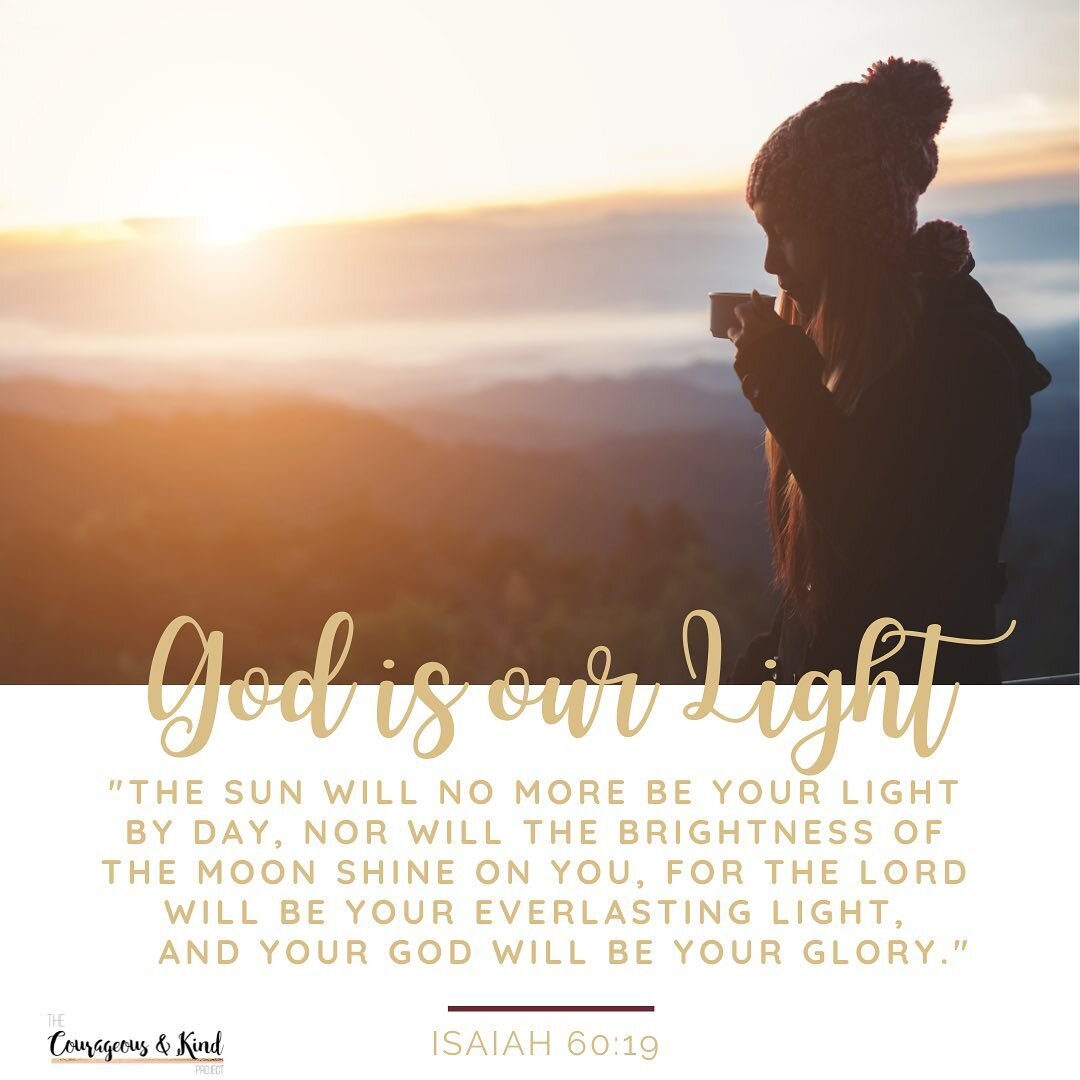 There will come a time when we have no need of the sun or moon for the glory of the Lord will illuminate everything and Jesus Christ will be the light (Revelation 21:23).⁣
⁣
What an incredible thing to look forward to as Christians! We have a hope fo