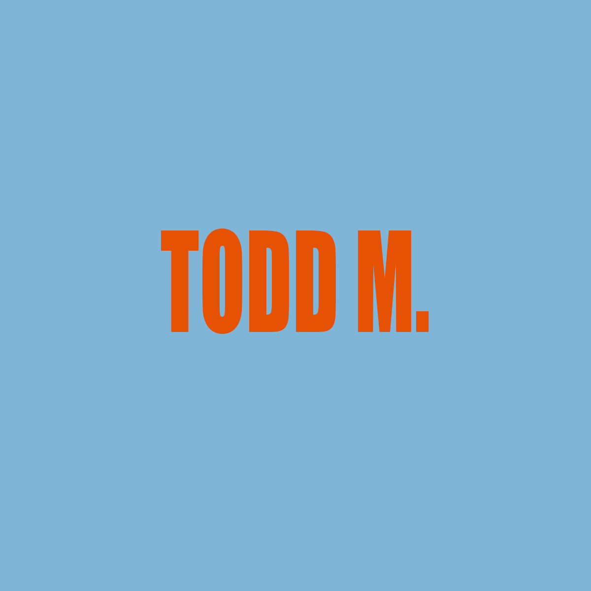 Todd McMurtrie | BALANCE DUE