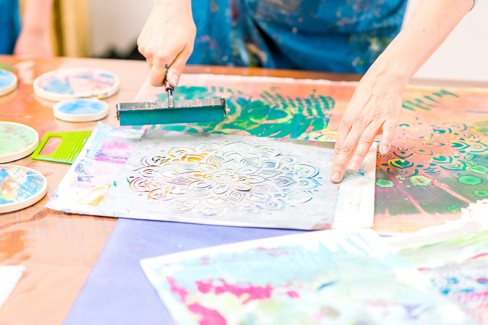 Gelli Plate Printmaking Workshop with Featured Artist Agnieszka Golasik