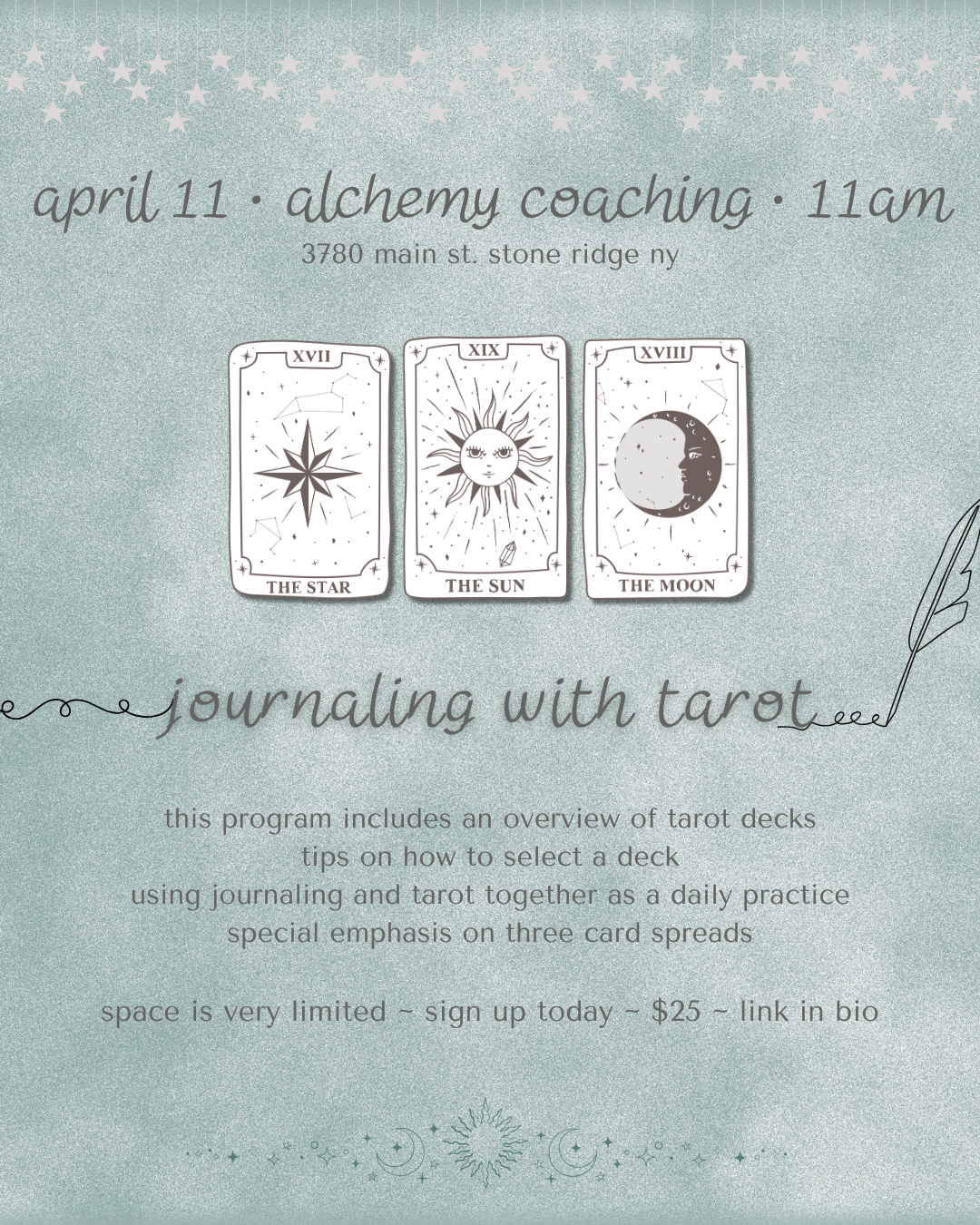 Journaling with tarot 
