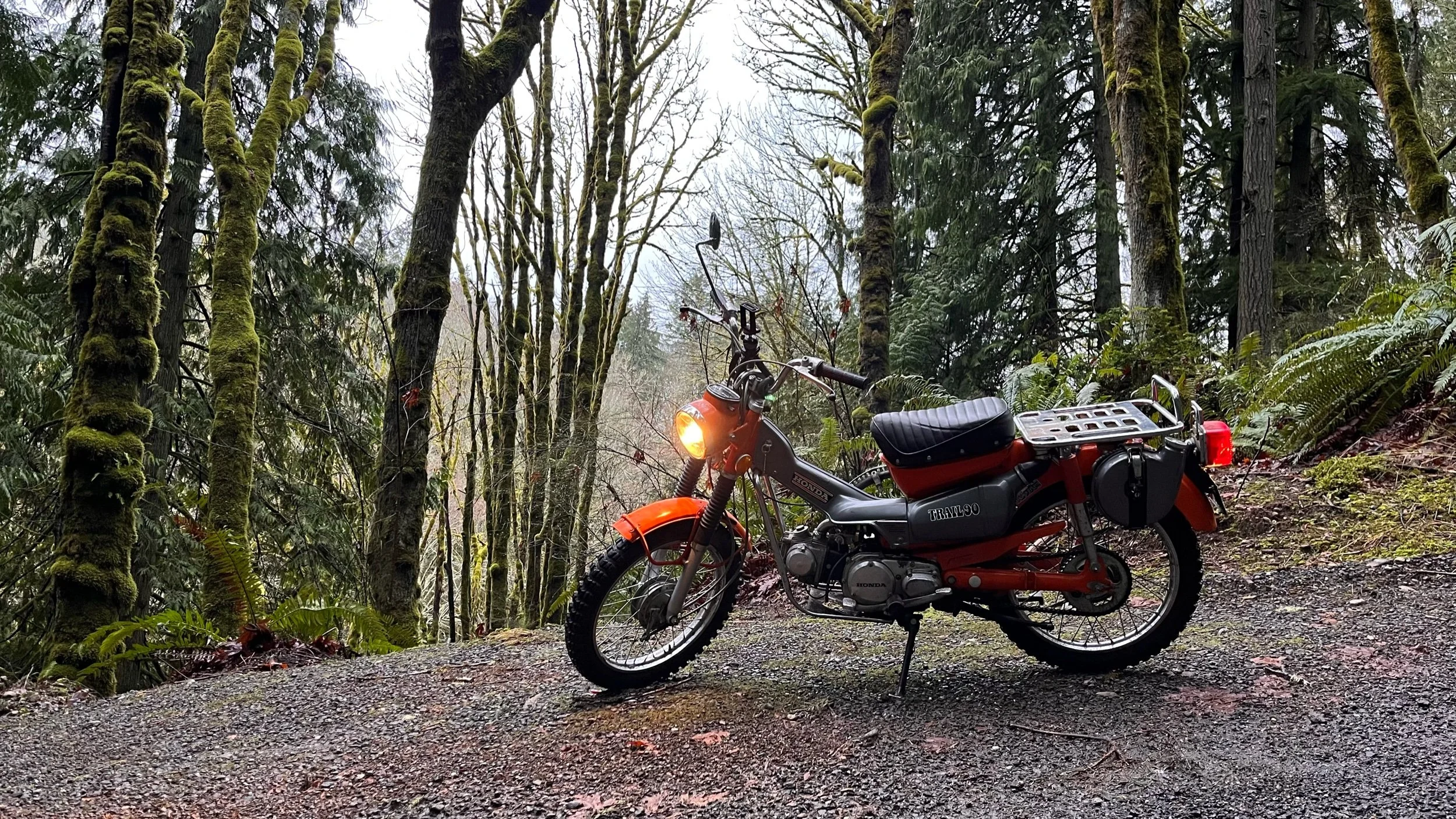 Classic Honda Trail 90 Op Test
