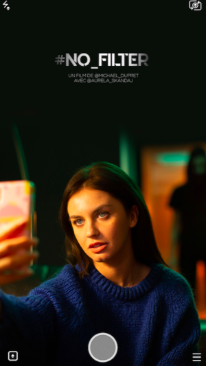 #No_Filter - Michael Dupret - Antwerp, Belgium Anna, 18, tries new Instagram filters. She will discover that some of these filters have a real impact in real life and that she may not be so alone tonight.