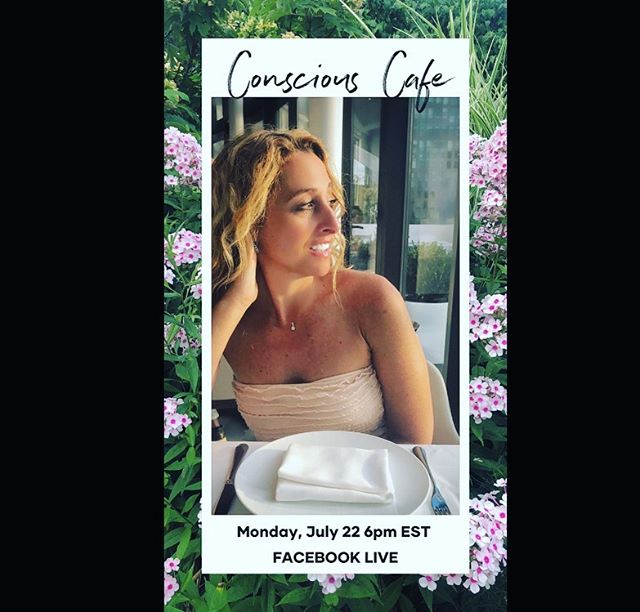 Join me tomorrow, Monday, July 22nd at 6pm EST on my facebook page for a LIVE &lsquo;Conscious Cafe&rsquo; &ldquo;What is in your garden?&rdquo; I will do live reads, discuss fresh topics, and help kickstart your week! #FacebookLive
