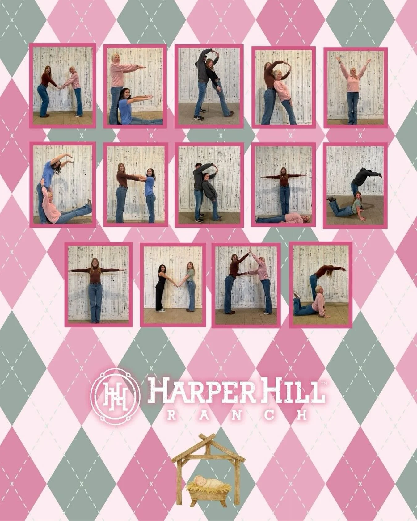 Wishing you all a very Merry Christmas from your friends at Harper Hill Ranch! 🩷🎄🫶🏻

P.S. Hope you enjoy our attempt at human letters. Some of these were tricky to make! 😆

#merrychristmas #jesusisthereason